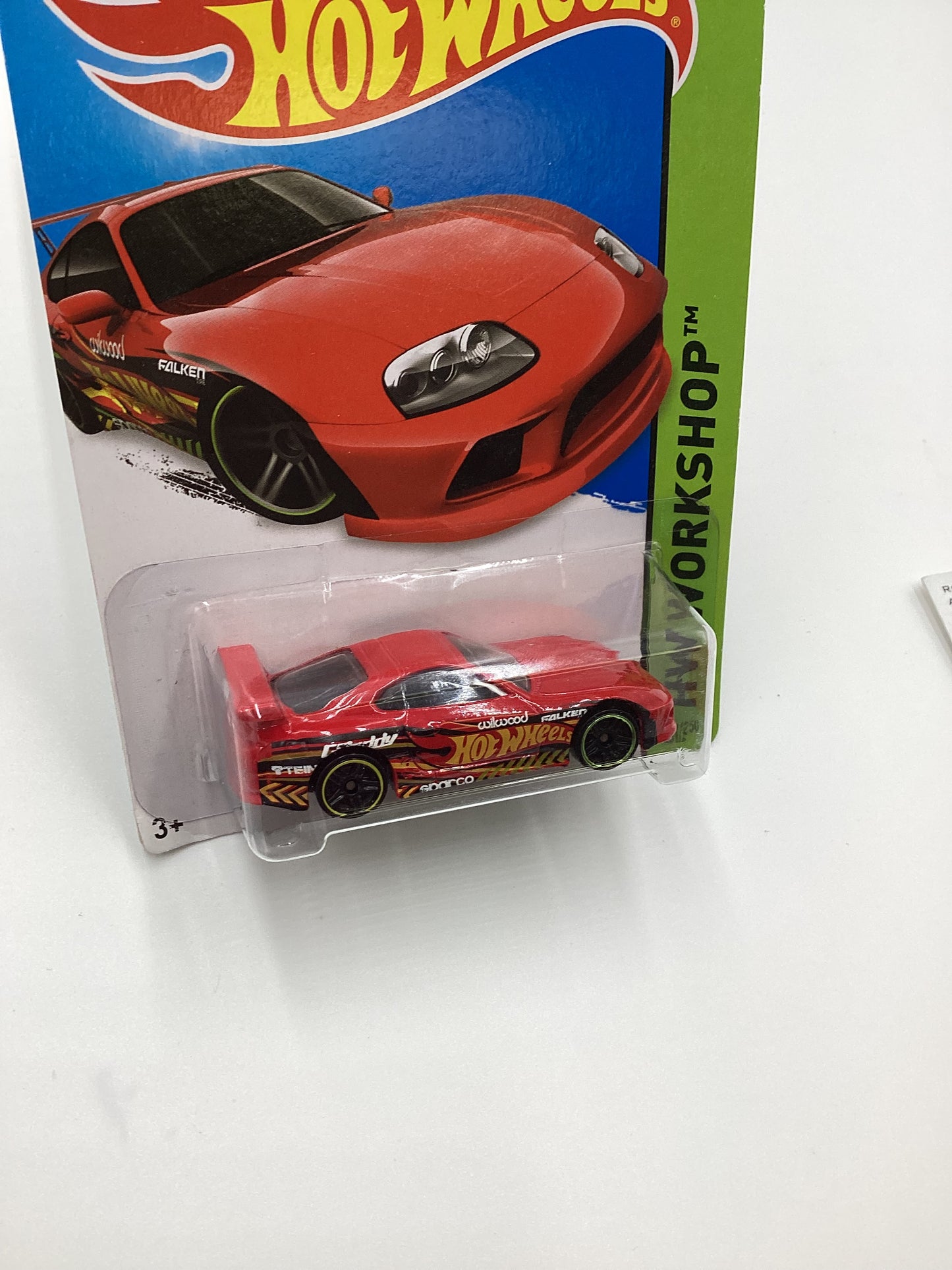 2015 Hot wheels #201 Red Toyota Supra