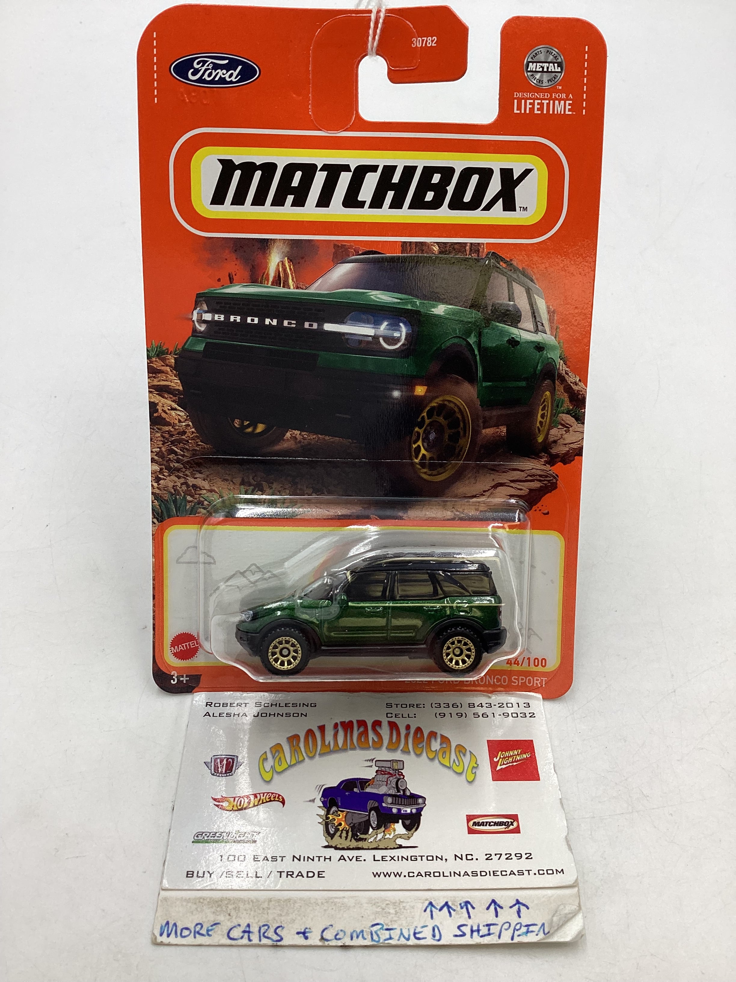 44台 2022 FORD BRONCO SPORT マッチボックス ブロンコ 2024 MATCHBOX