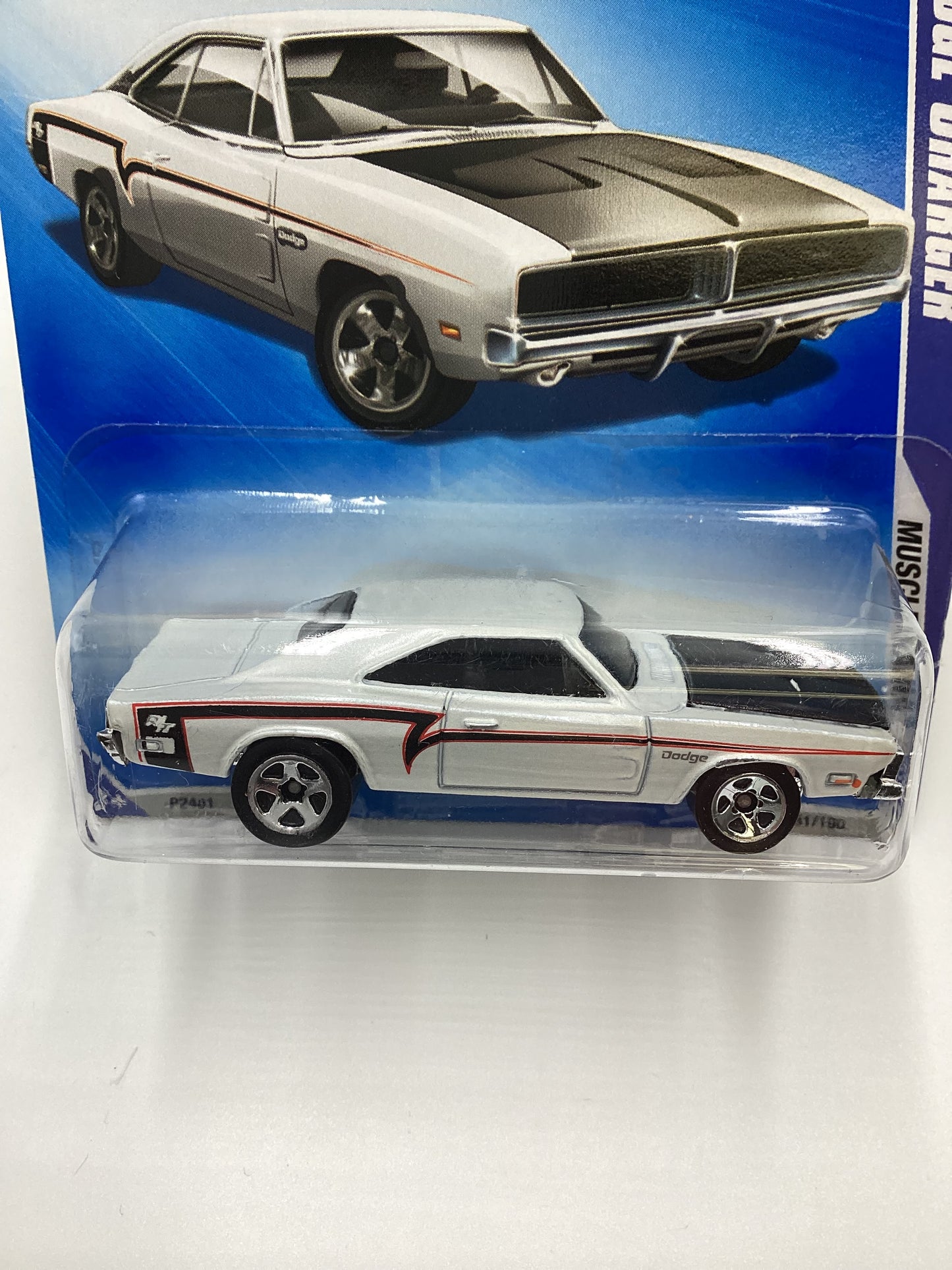 2009 Hot Wheels #081 69 Dodge Charger Kmart Exclusive 239C