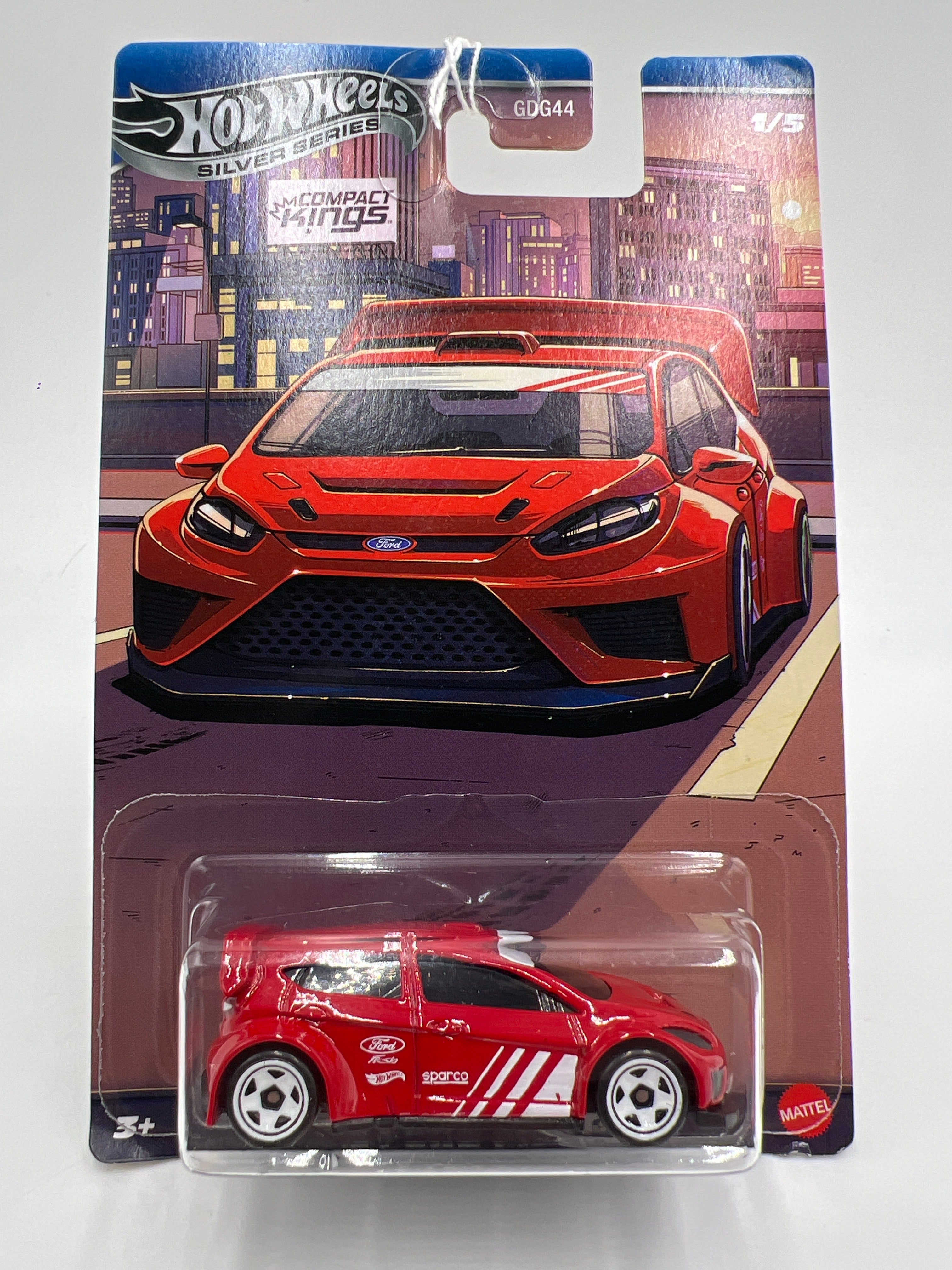 2025 Hot Wheels Silver Series Compact Kings #1 12 Ford Fiesta Red