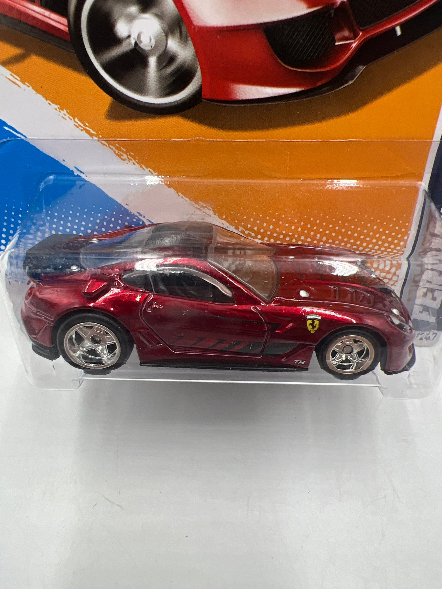 2012 Hot Wheels Super Treasure Hunt #125 Ferrari 599XX Red W/ Protector