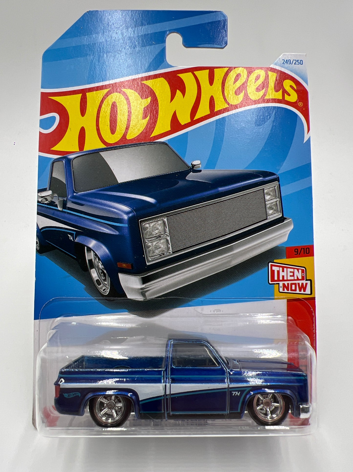 2024 Hot Wheels International Super Treasure Hunt #249 83 Chevy Silverado Blue W/Protector