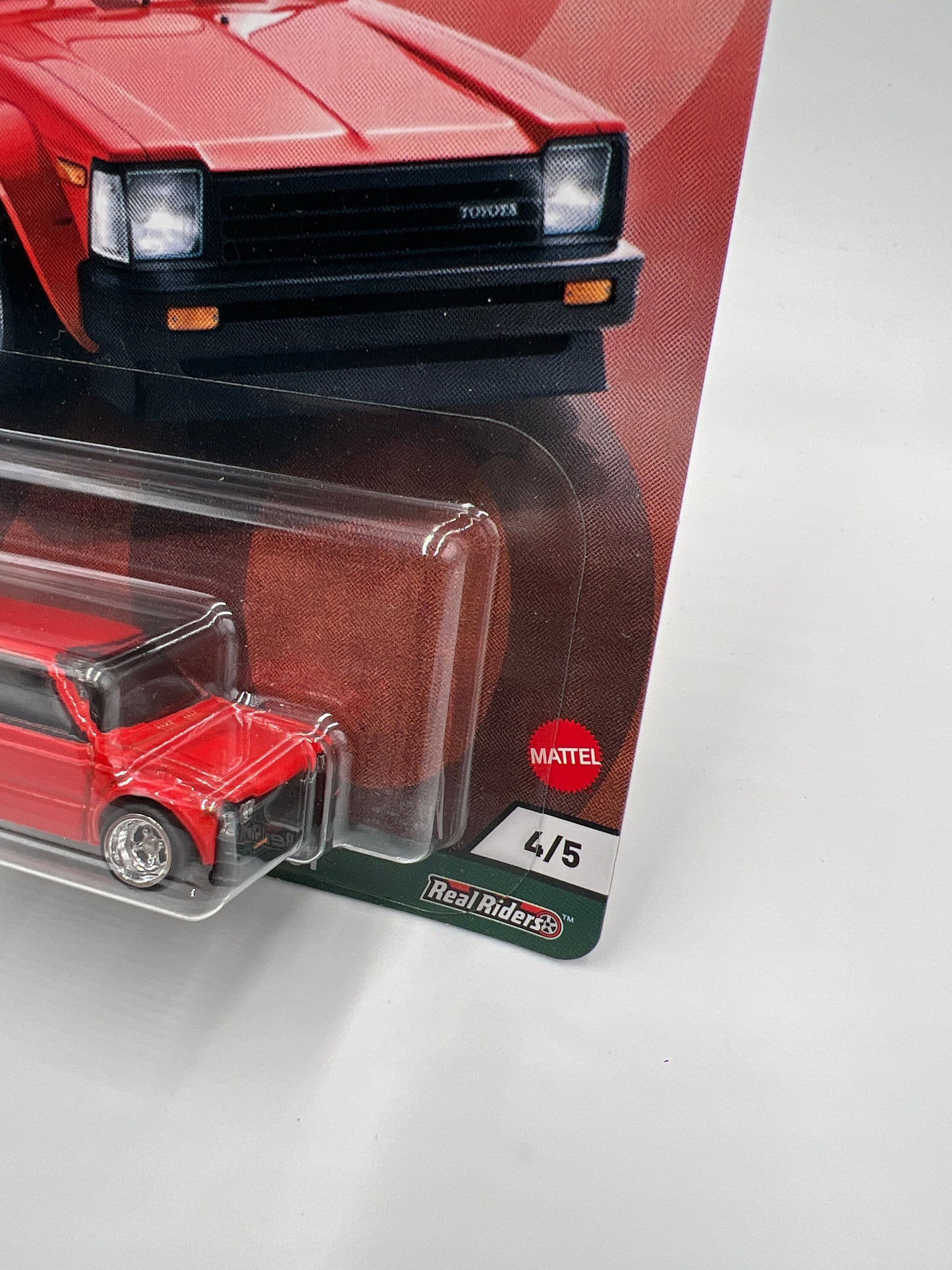 Hot Wheels Premium Toyota #4 81 Toyota Starlet KP61 Red 258D