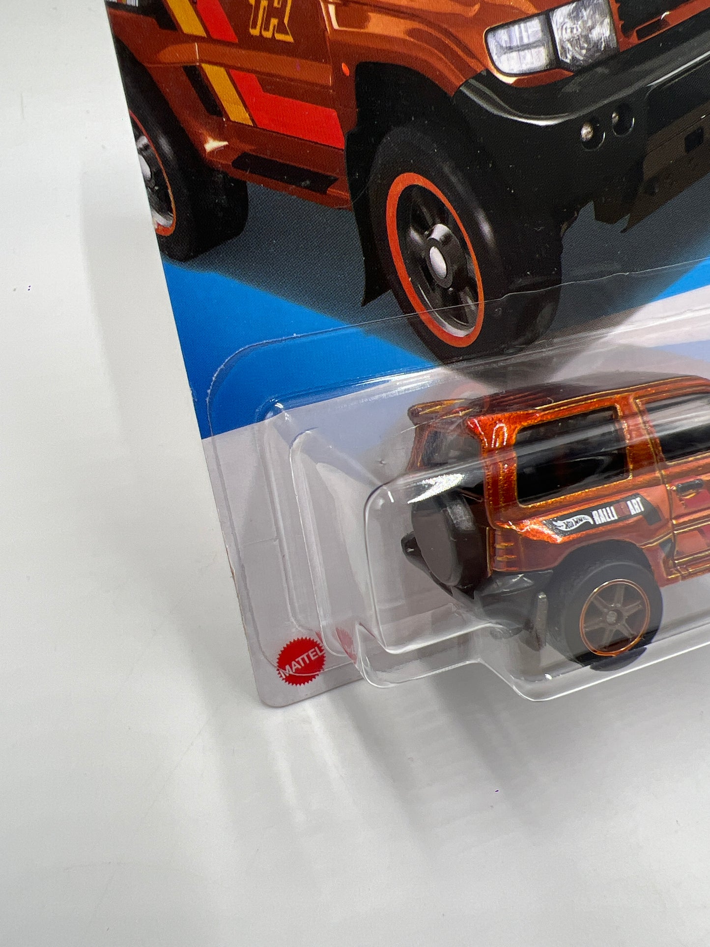 2024 Hot Wheels Super Treasure Hunt #169 Mitsubishi Pajero Evolution Orange W/Protector