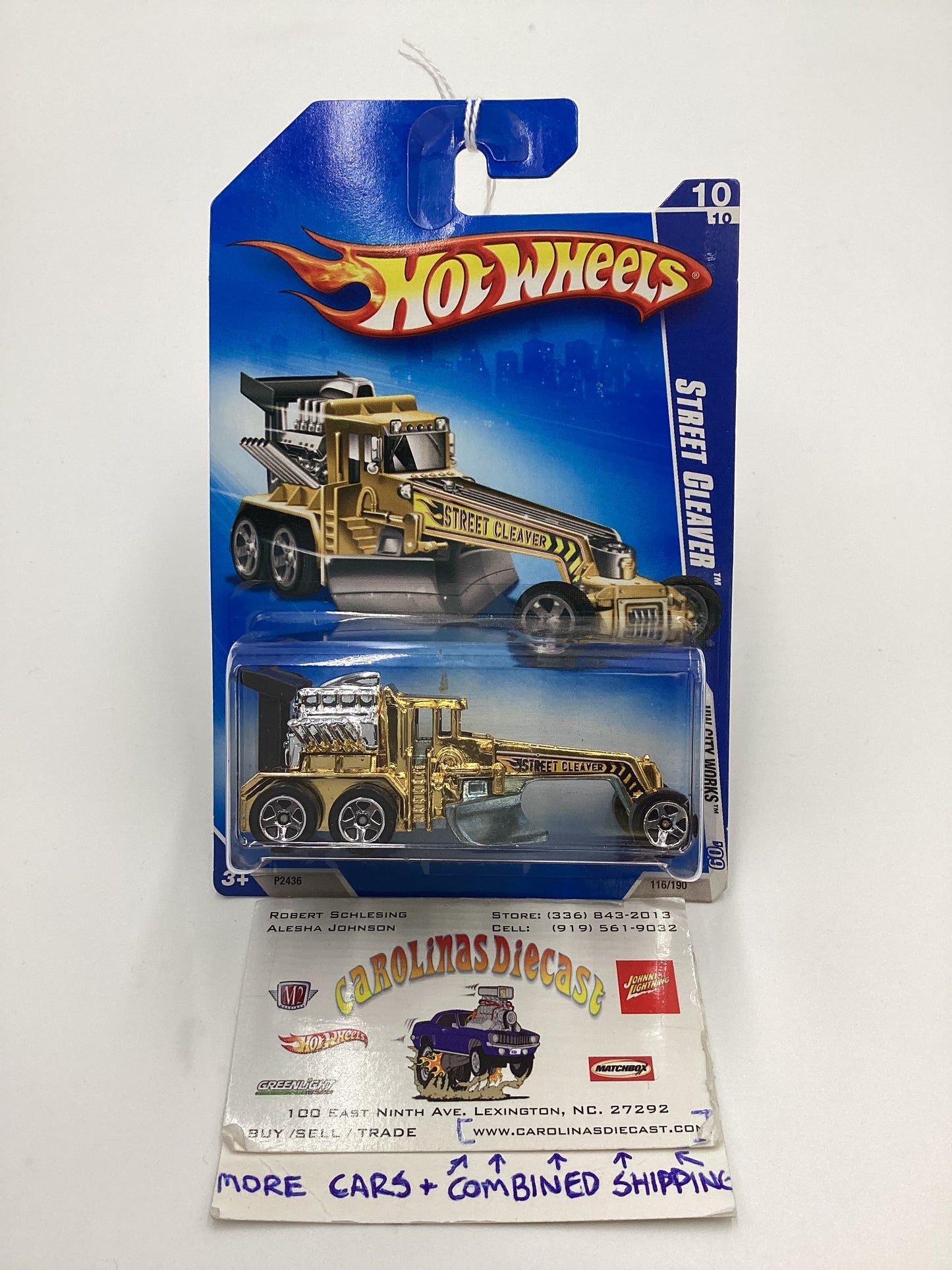 2009 Hot wheels #116 Street Cleaver Gold HH4