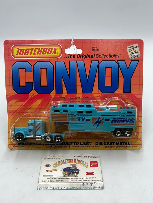 Matchbox 1990 Convoy CY15 TV News Truck 168J