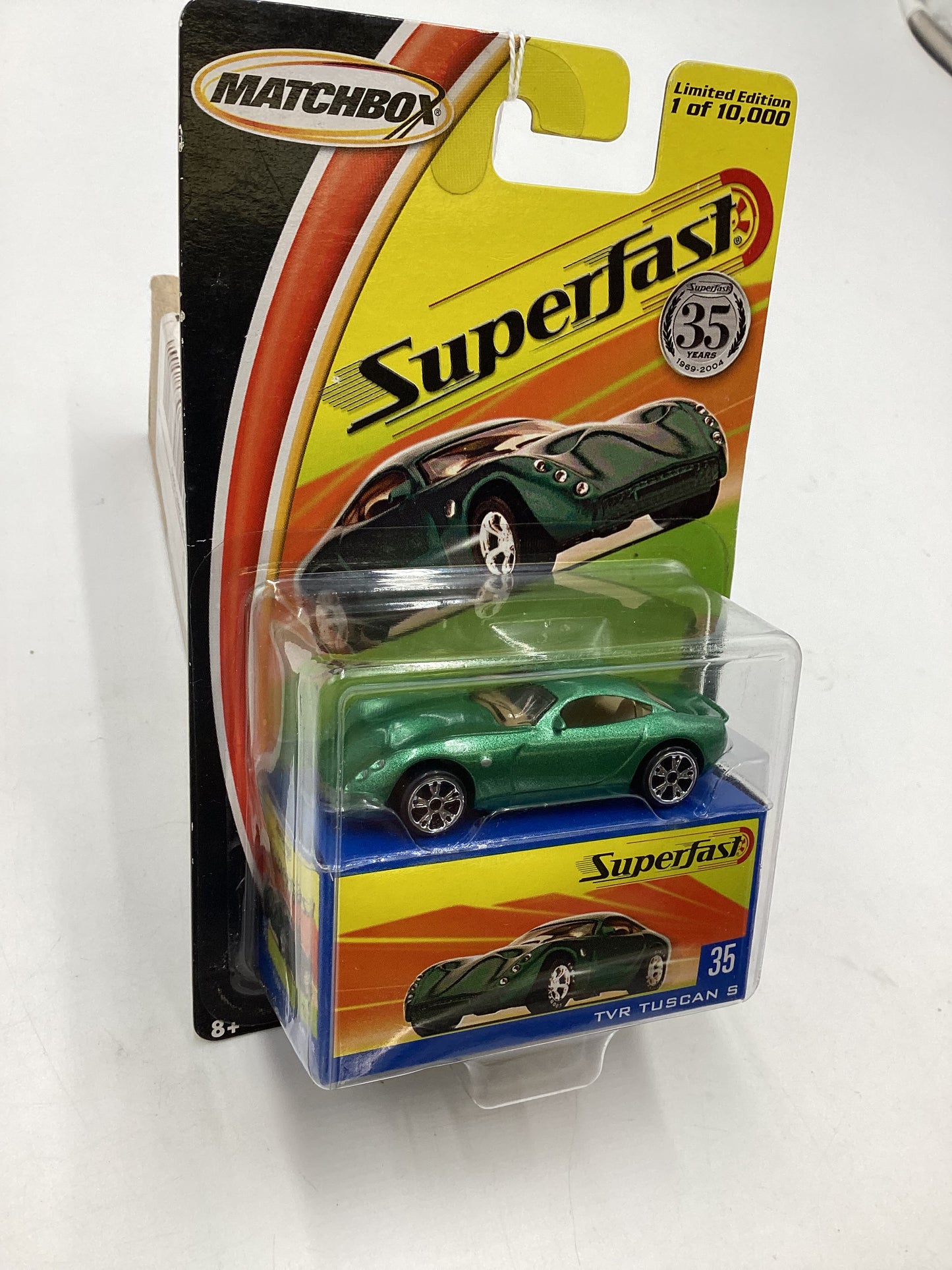 Matchbox 2004 Superfast #35 TVR Tuscan S green 169C