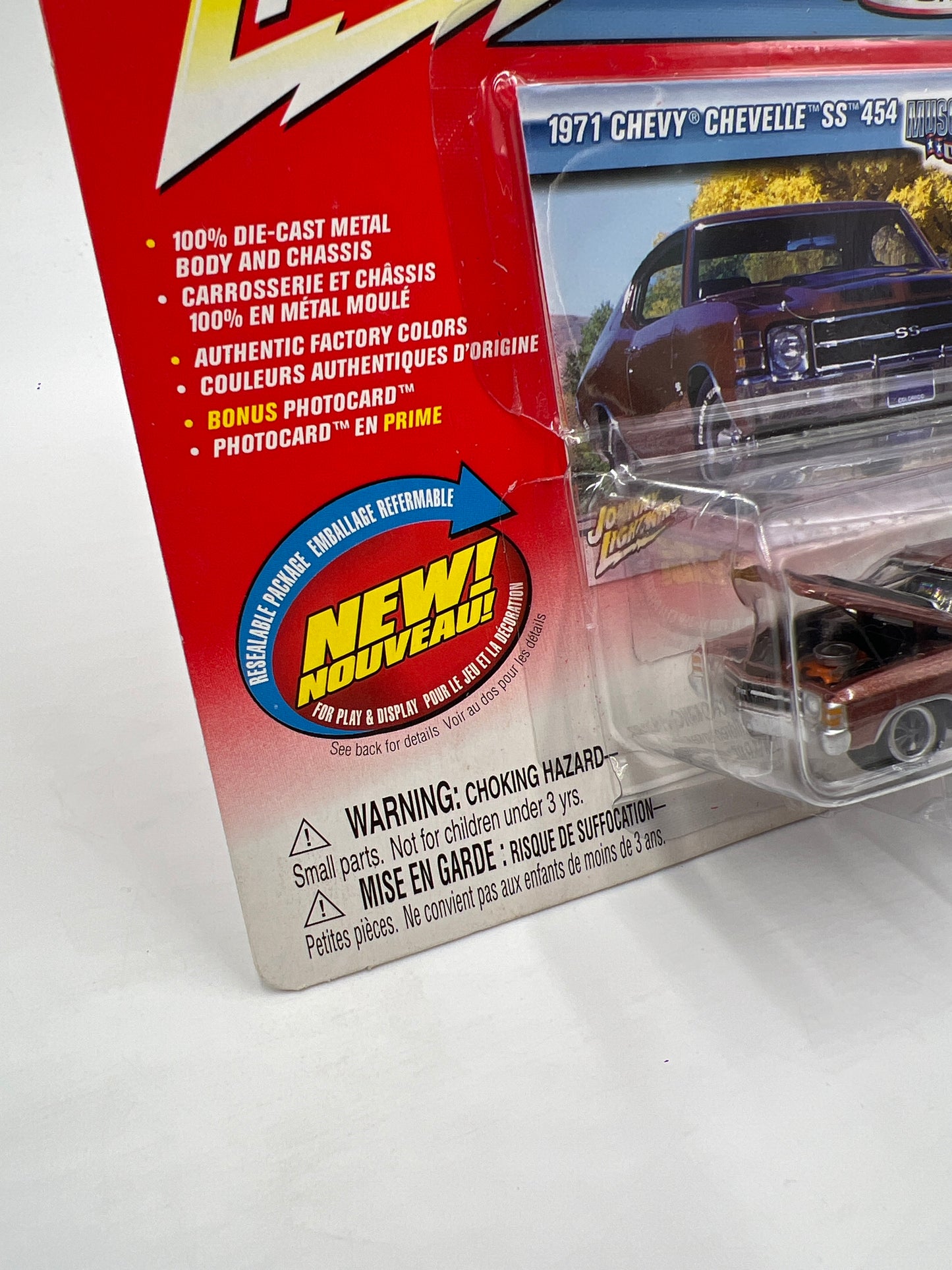 Johnny Lightning Muscle Cars USA #21 1971 Chevy Chevelle SS 454 Brown 220A