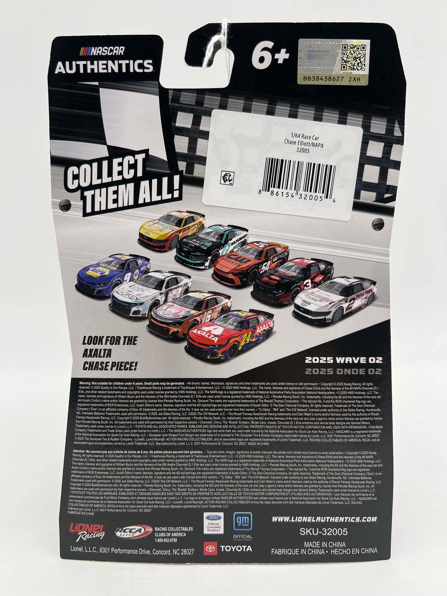 2025 Nascar Authentics Wave 2 Chase Elliott Napa #9 SR