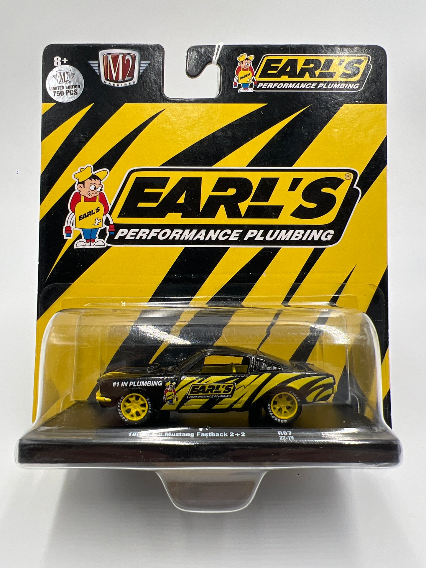 M2 Machines Auto-Drivers Earls CHASE 1966 Ford Mustang Fastback 2+2 R87