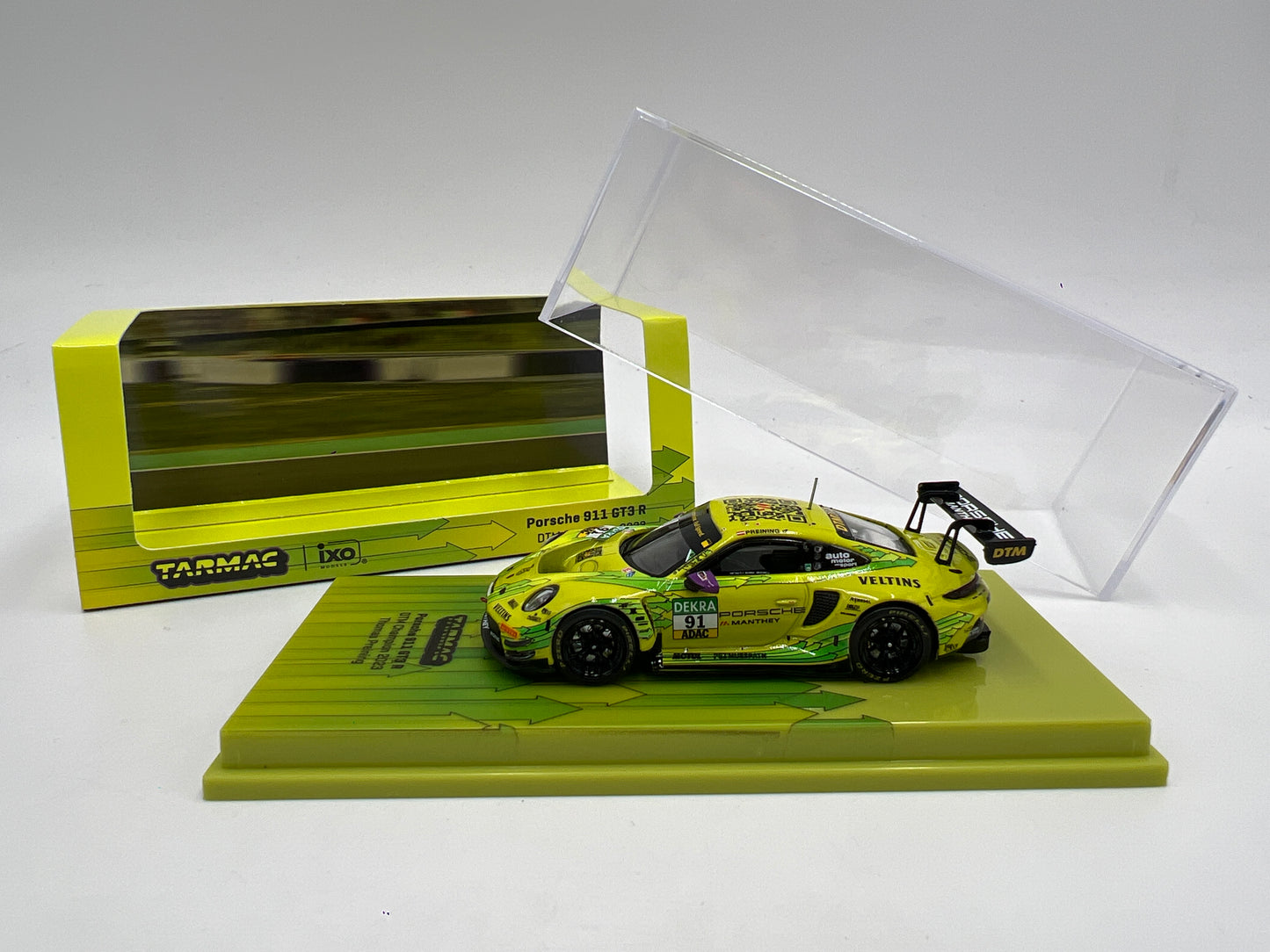 Tarmac Works x IXO Models Porsche 911 GT3 R DTM Champion 2023