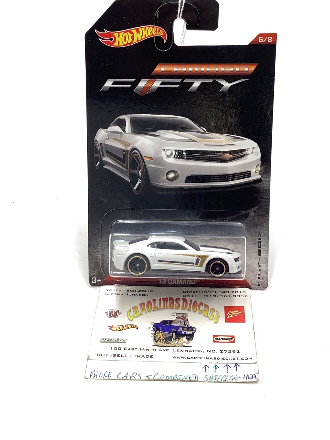 Hot Wheels 6/8 Camaro Fifty Series 13 Camaro 155E