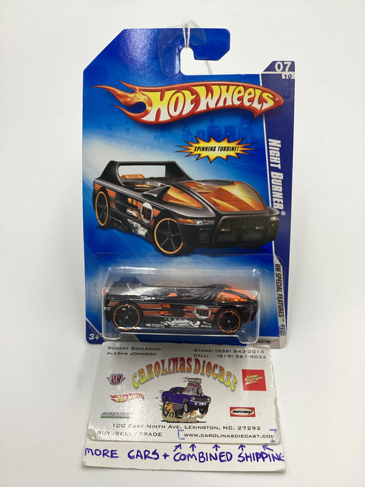 2009 Hot wheels #093 Night Burner Black HH1