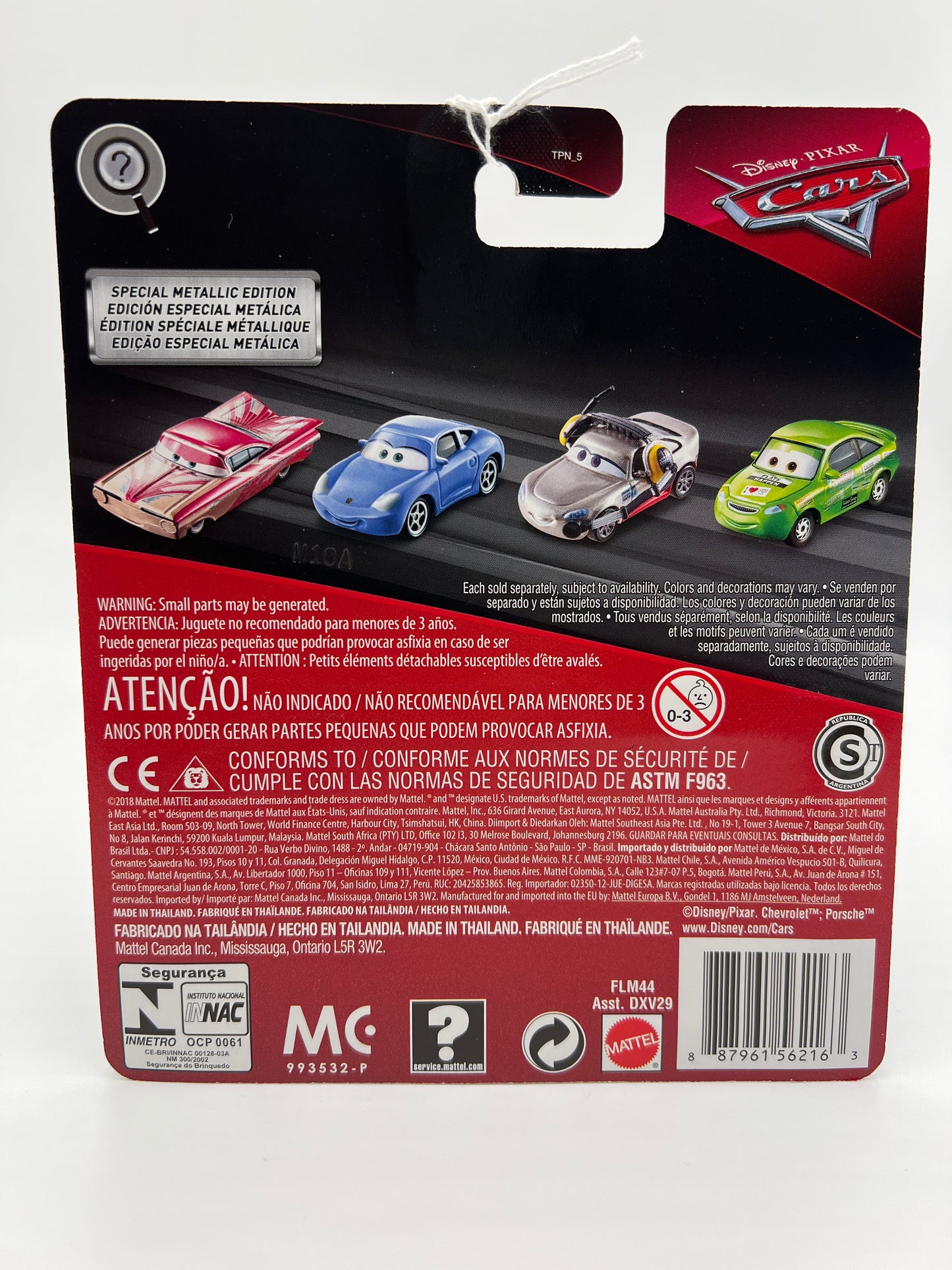 Disney Pixar Cars Scavenger Hunt Chase Metallic Rex Revler #80 140D