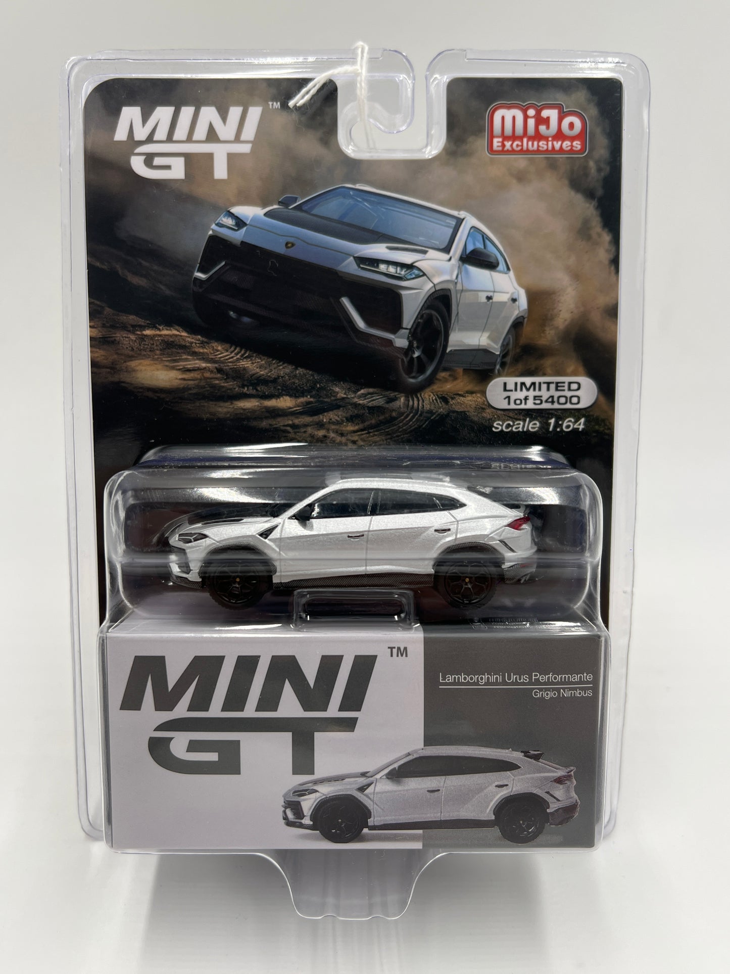 Mini GT Mijo Exclusives #747 Lamborghini Urus Performante Silver