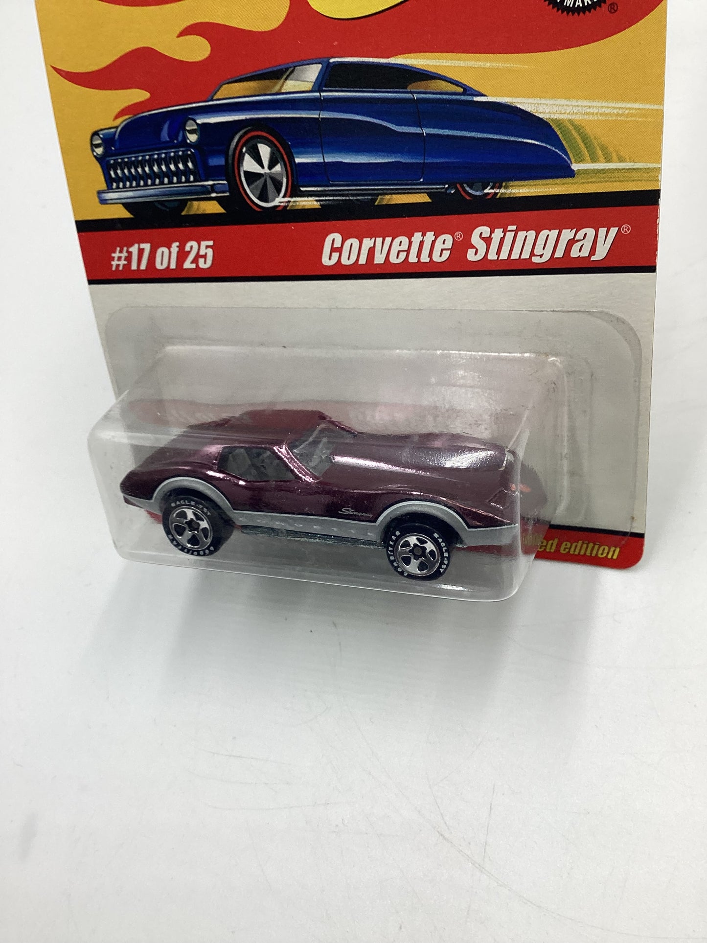 Hot Wheels Classics Series 1 #17 Corvette Stingray Purple