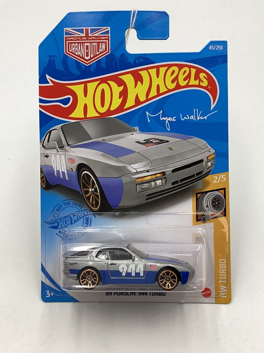 2021 hot wheels  #45 89 Porsche 944 Turbo Grey 98E