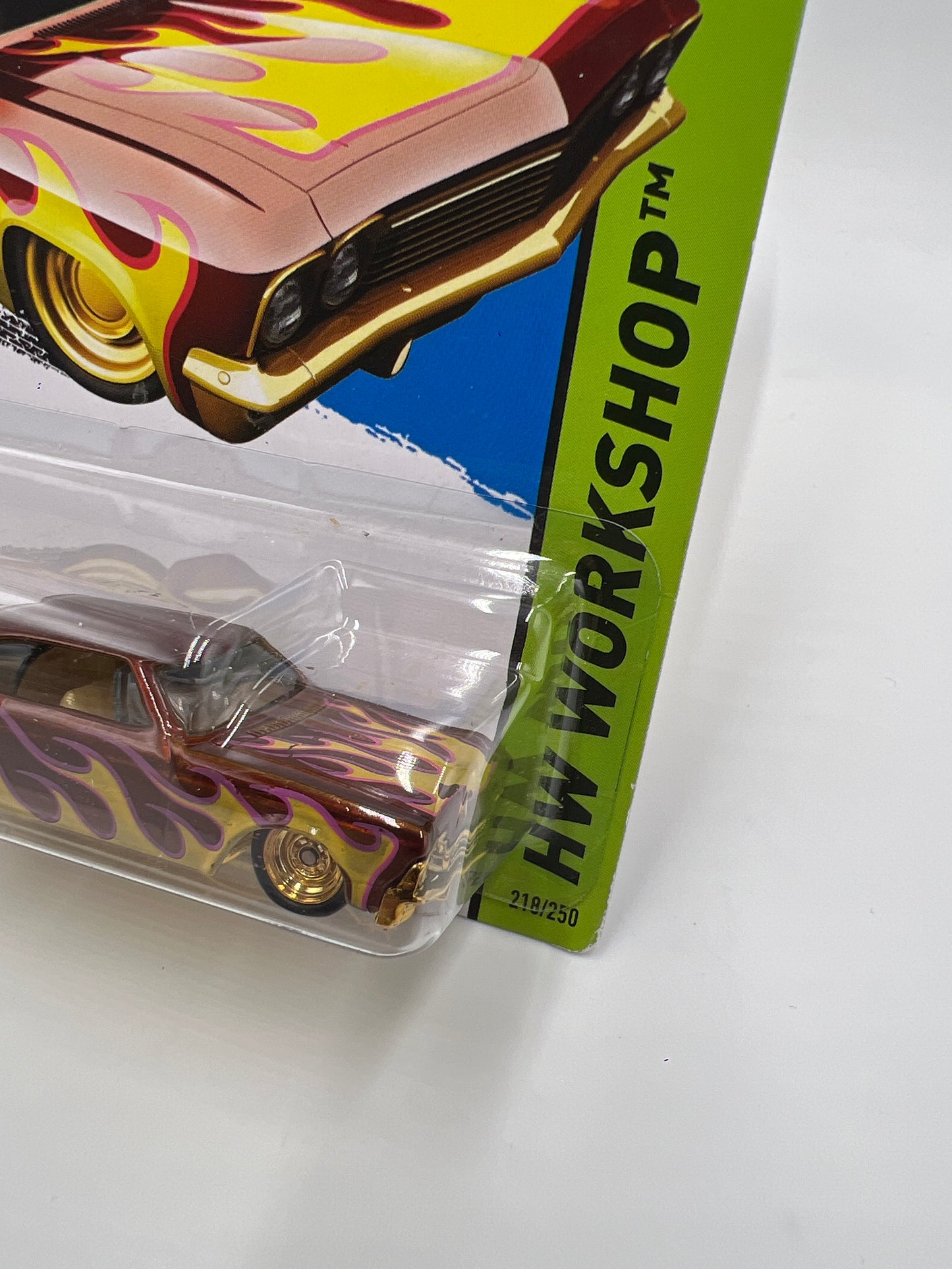 2014 Hot Wheels Super Treasure Hunt #218 65 Chevy Impala W/Protector 2