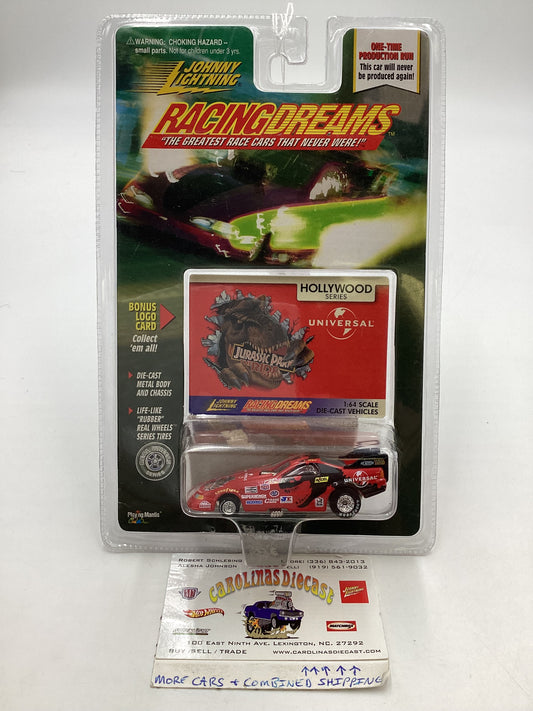 Johnny Lightning Racing Dreams Jurassic Park Drag Funny Car 188G