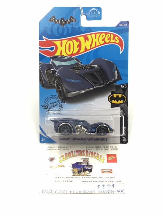 2020 HOT WHEELS Batman Arkham Asylum Batmobile treasure hunt #106