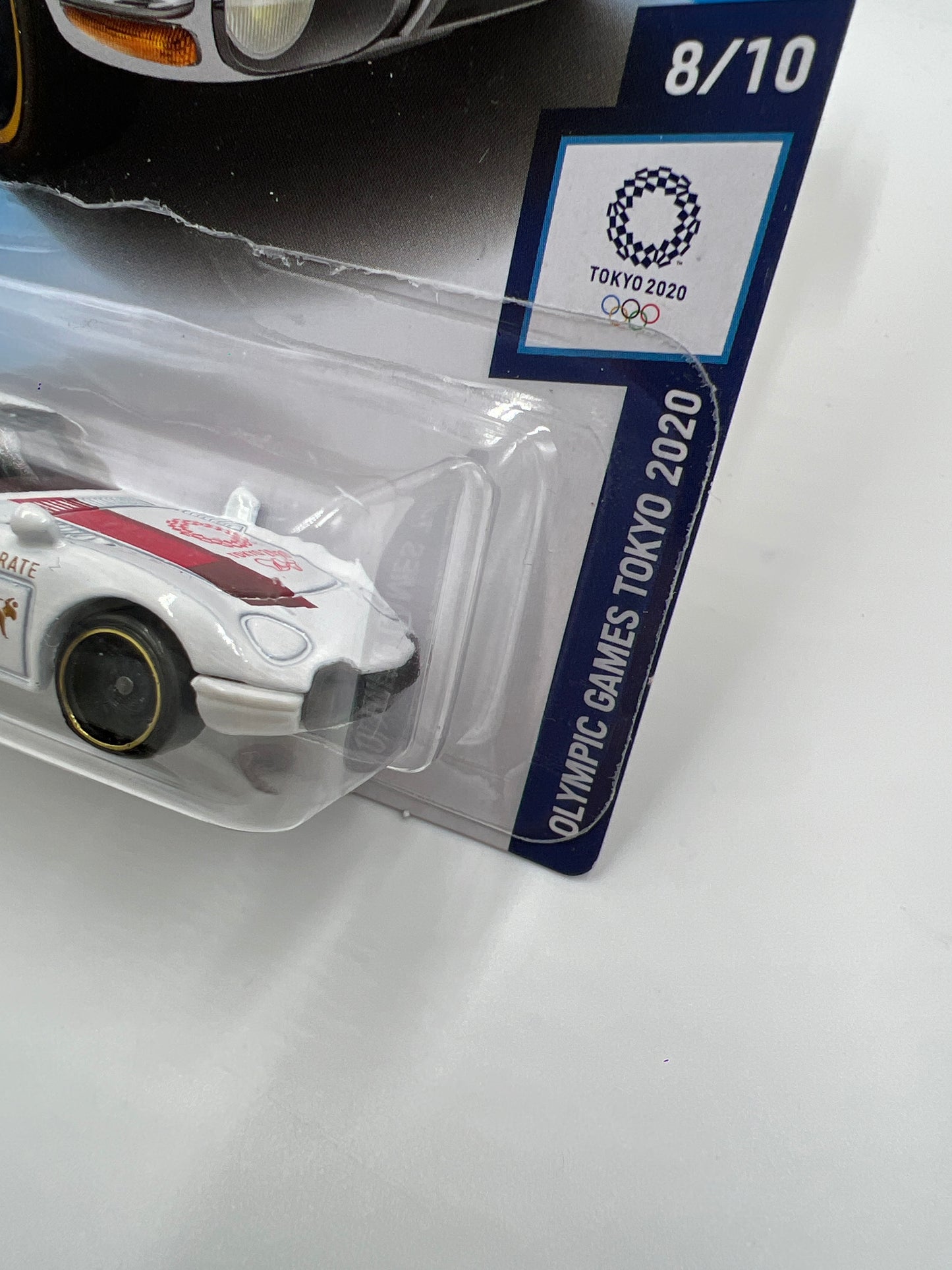2020 Hot Wheels Olympic Games Tokyo #184 Toyota 2000 GT White 92D