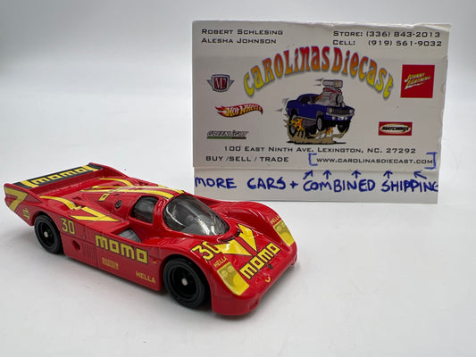 Hot Wheels Team Transport Premium Porsche 962 Momo Red Loose