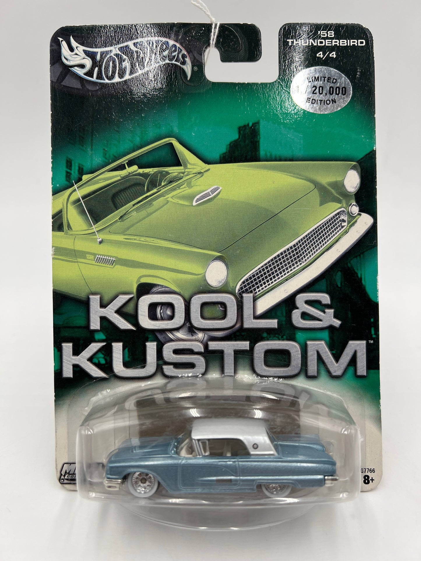 Hot Wheels Premium Kool & Kustom #4 58 Thunderbird Light Blue 245O