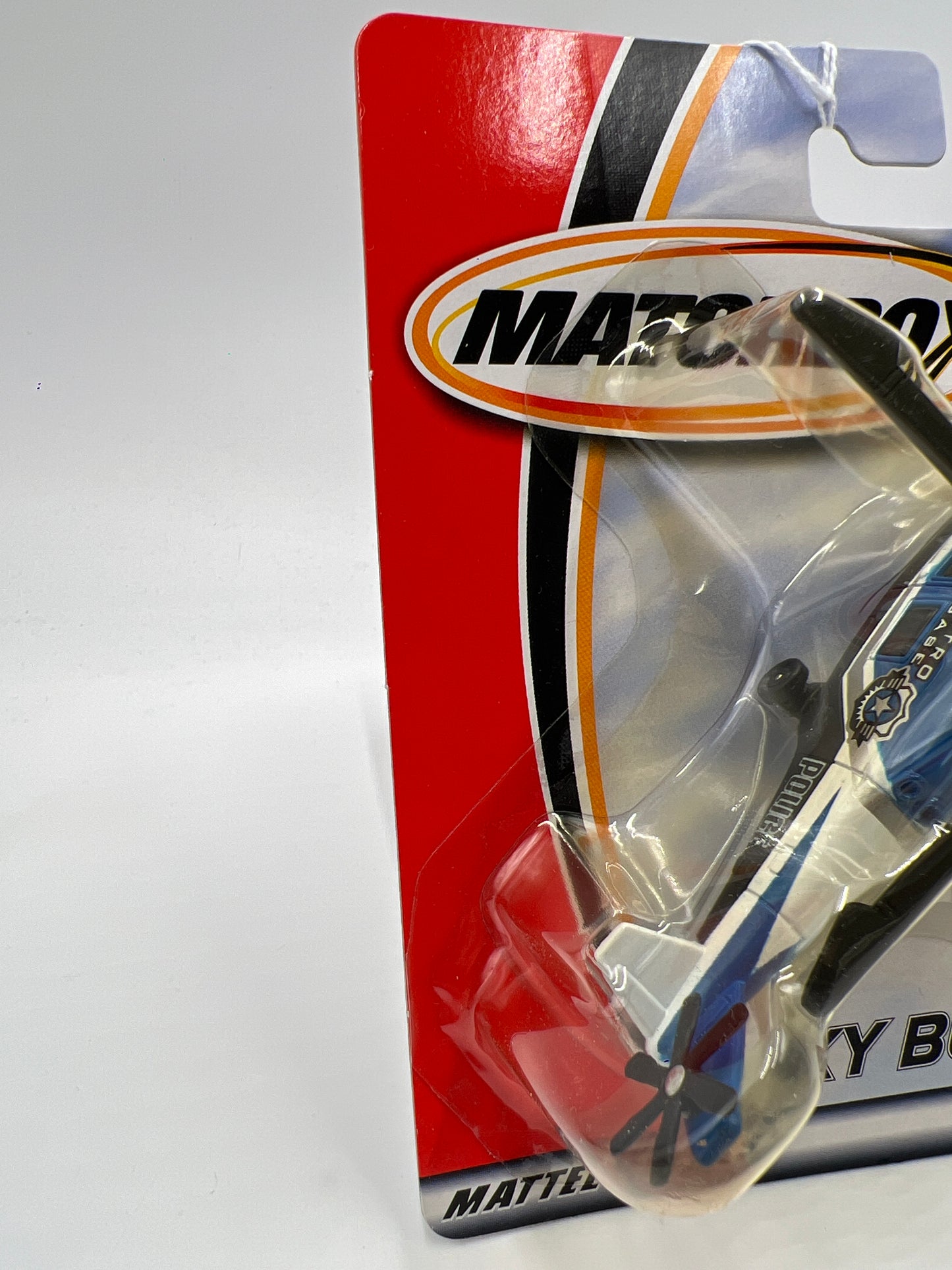 Matchbox Sky Busters Rescue Helicopter Metro Base Blue PP2