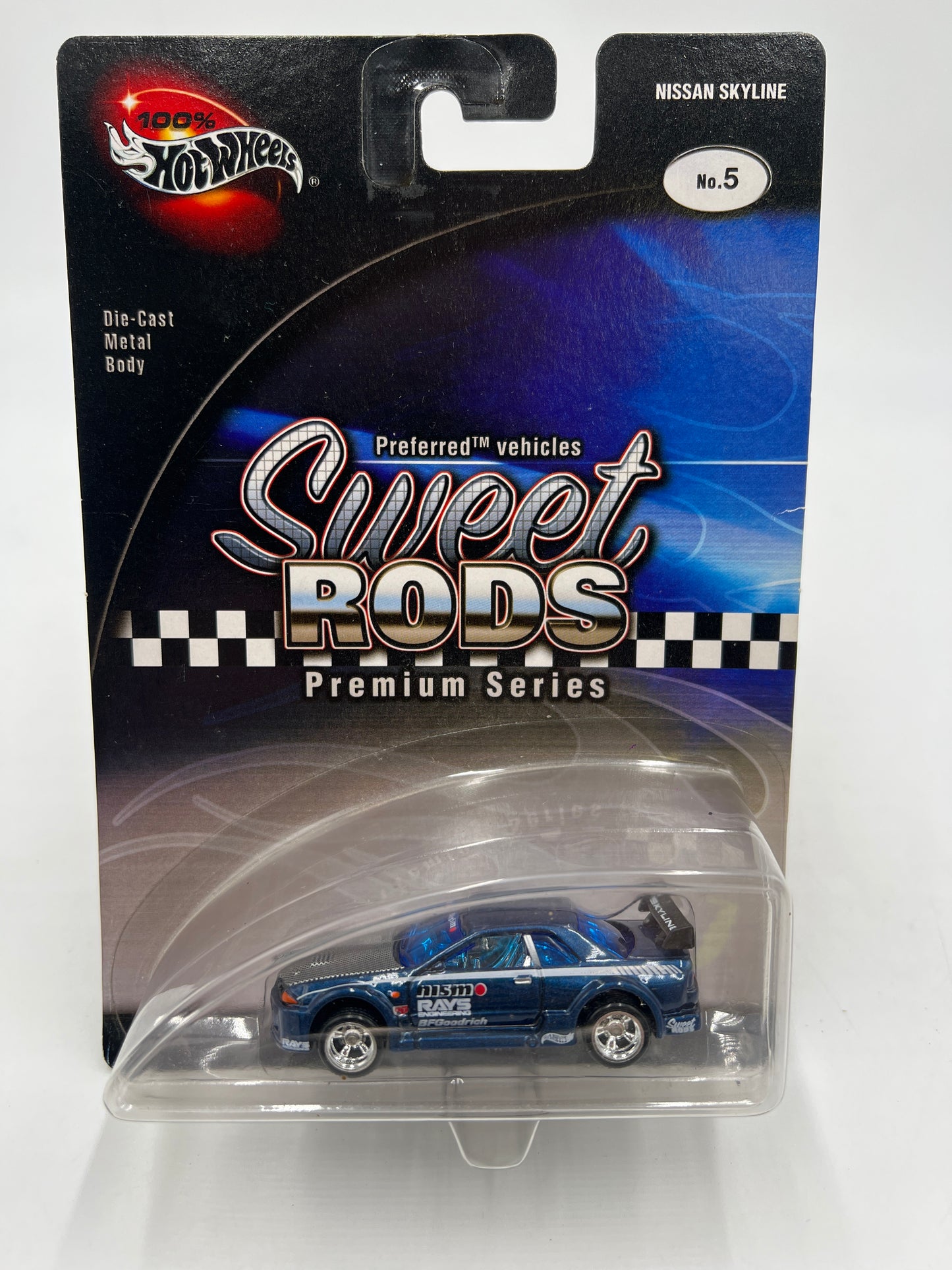 Hot Wheels 100% Sweet Rods Premium Series #5 Nissan Skyline Blue VHTF