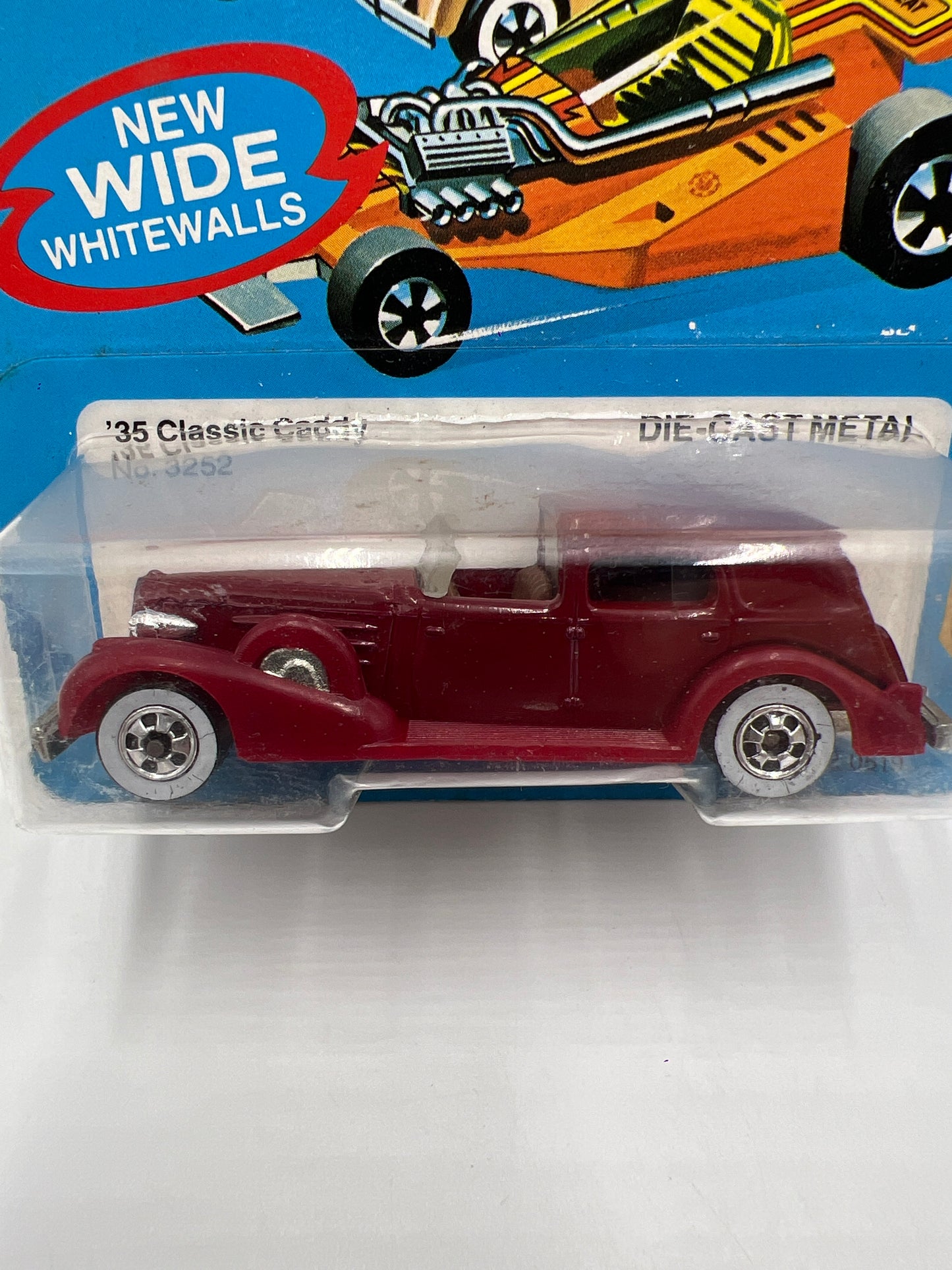 Hot Wheels Original 1982 #3252 35 Classic Caddy Burgundy W/Protector