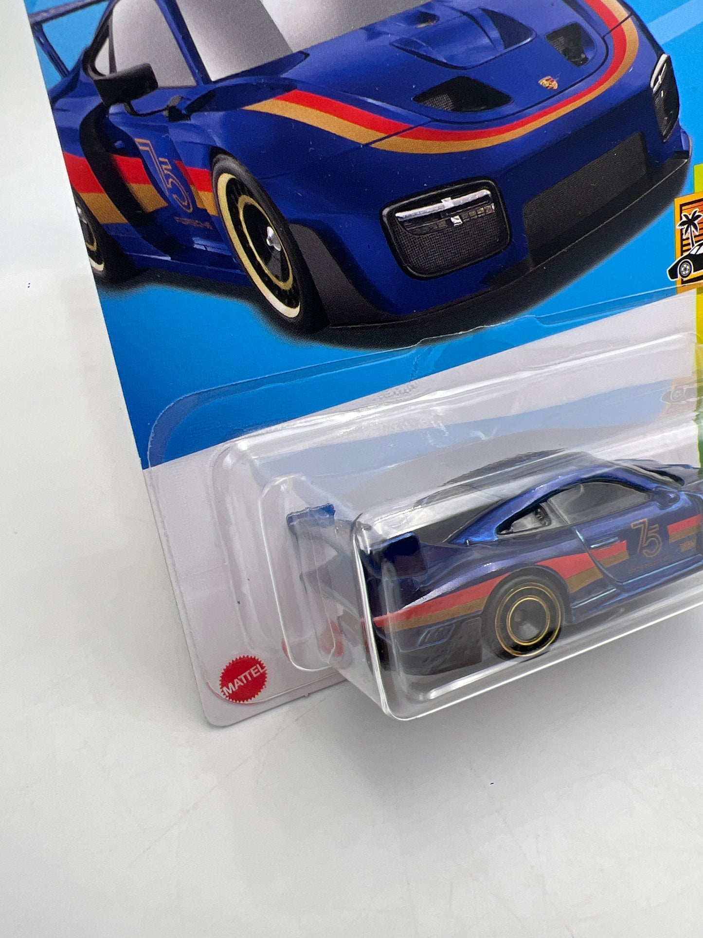 2023 Hot Wheels Factory Sealed Super Treasure Hunt #223 Porsche 935 Blue W/Protector
