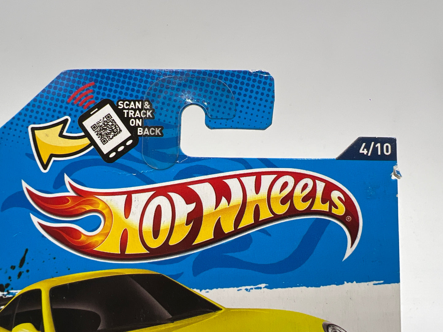 2012 Hot Wheels All Stars #124 Walmart Exclusive Porsche 911 GT2 Yellow W/Protector VHTF Bad Card