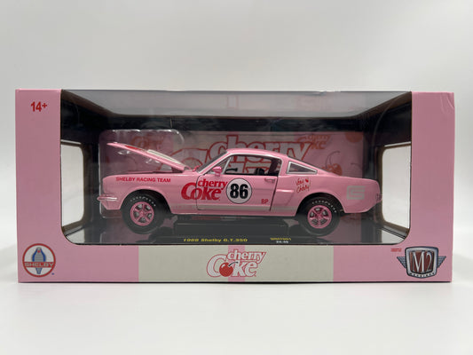 M2 Machines 1/24 Walmart CHASE Coca Cola Cherry Coke 1966 Shelby G.T.350 Pink WMTS01