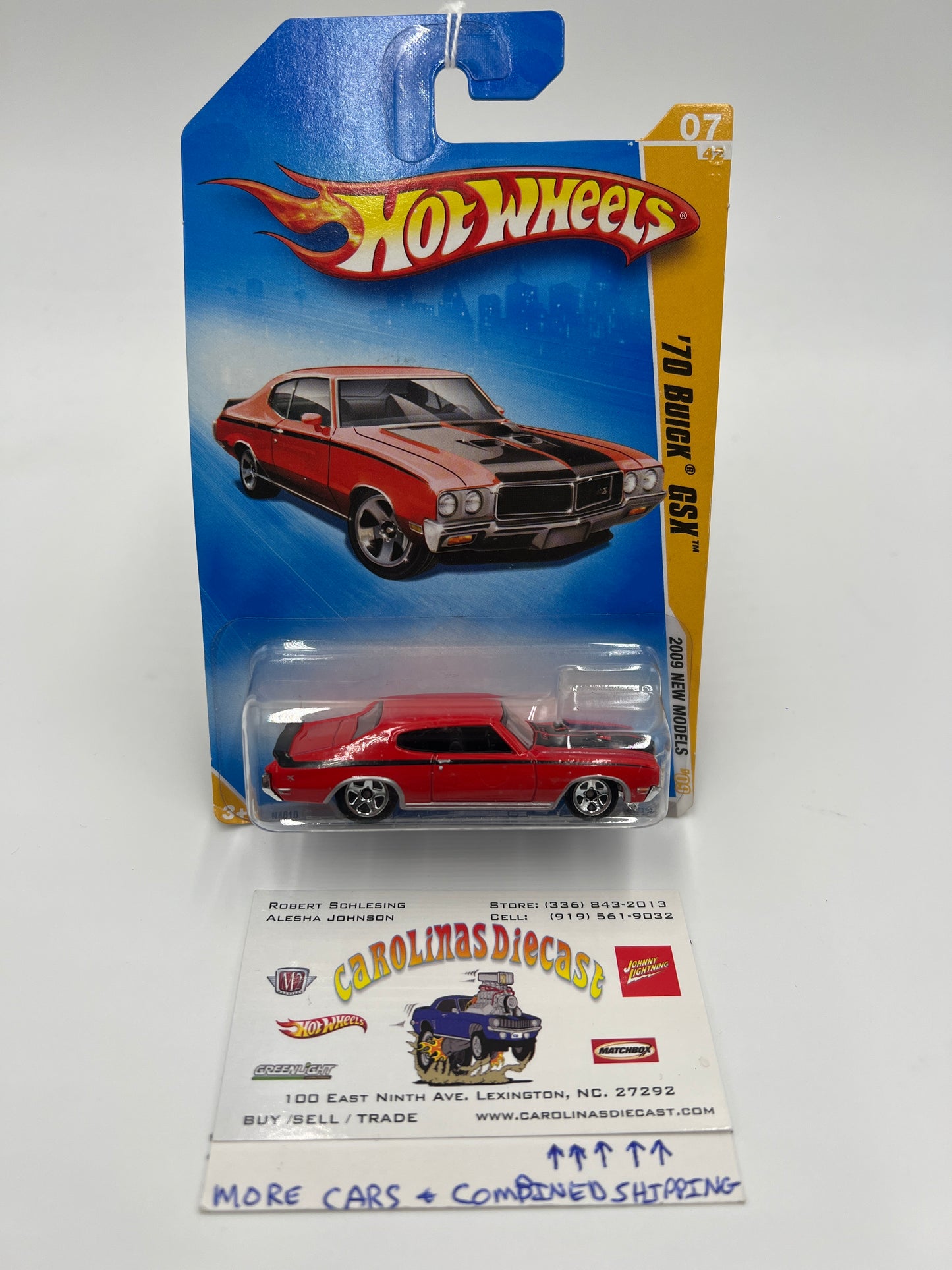 2009 Hot Wheels New Models #7 70 Buick GSX Red 46G