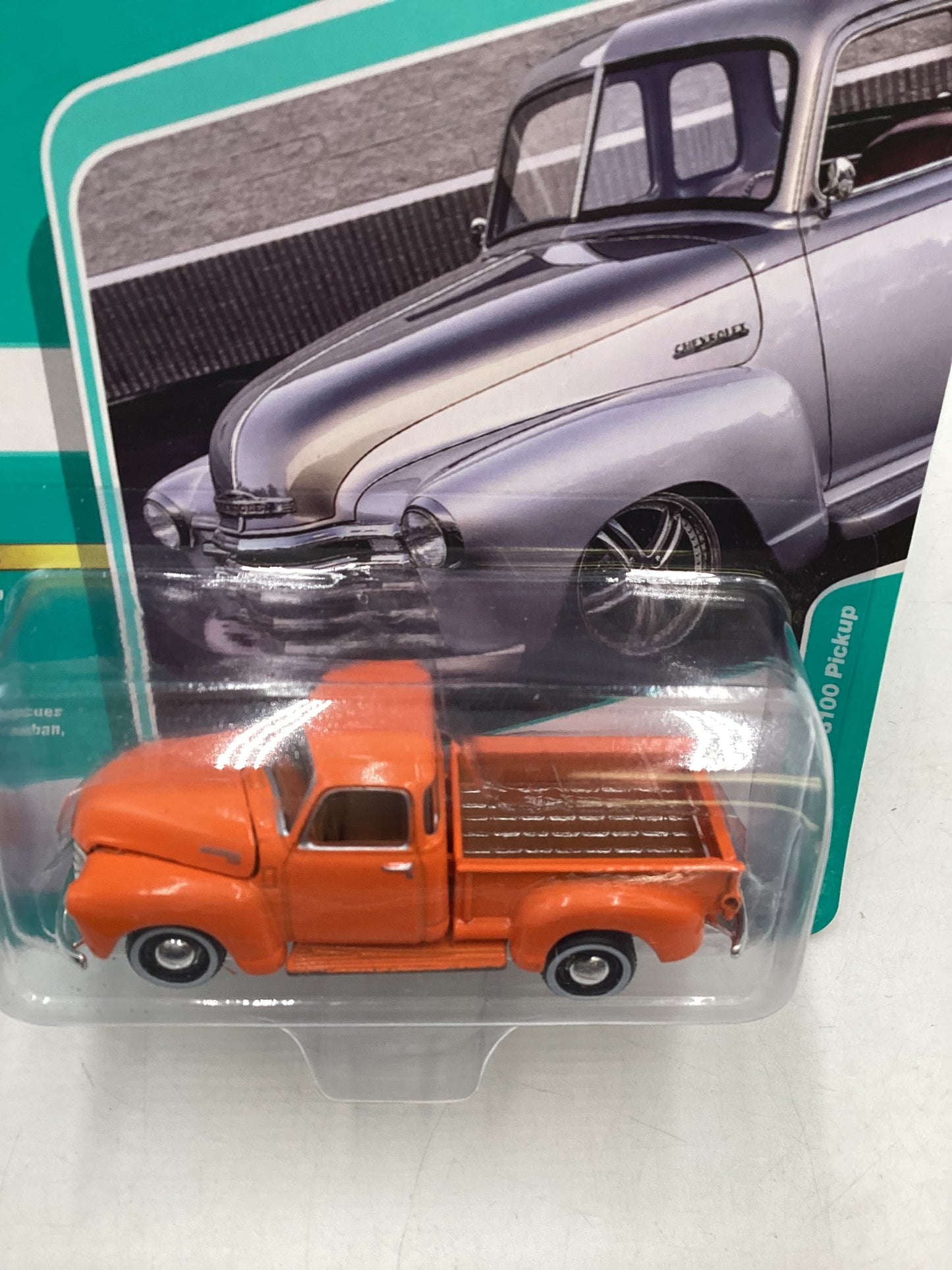 Johnny Lightning Classic Gold Collection Chevrolet Orange 1950 Chevy 3100 Pickup 227F
