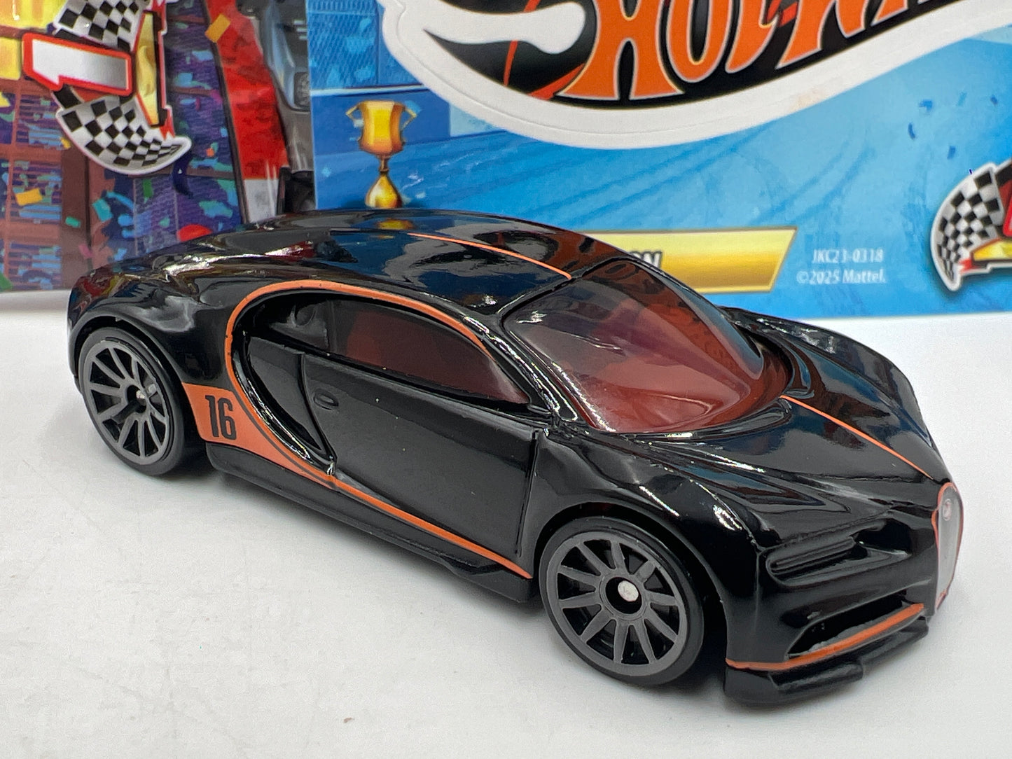 2026 Hot Wheels Mystery Models Series 1 #3 CHASE 16 Bugatti Chiron Black