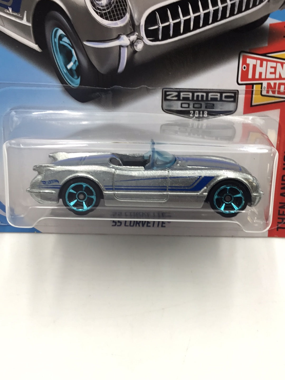 2018 hot wheels Zamac #2  55 Corvette Factory Sealed sticker