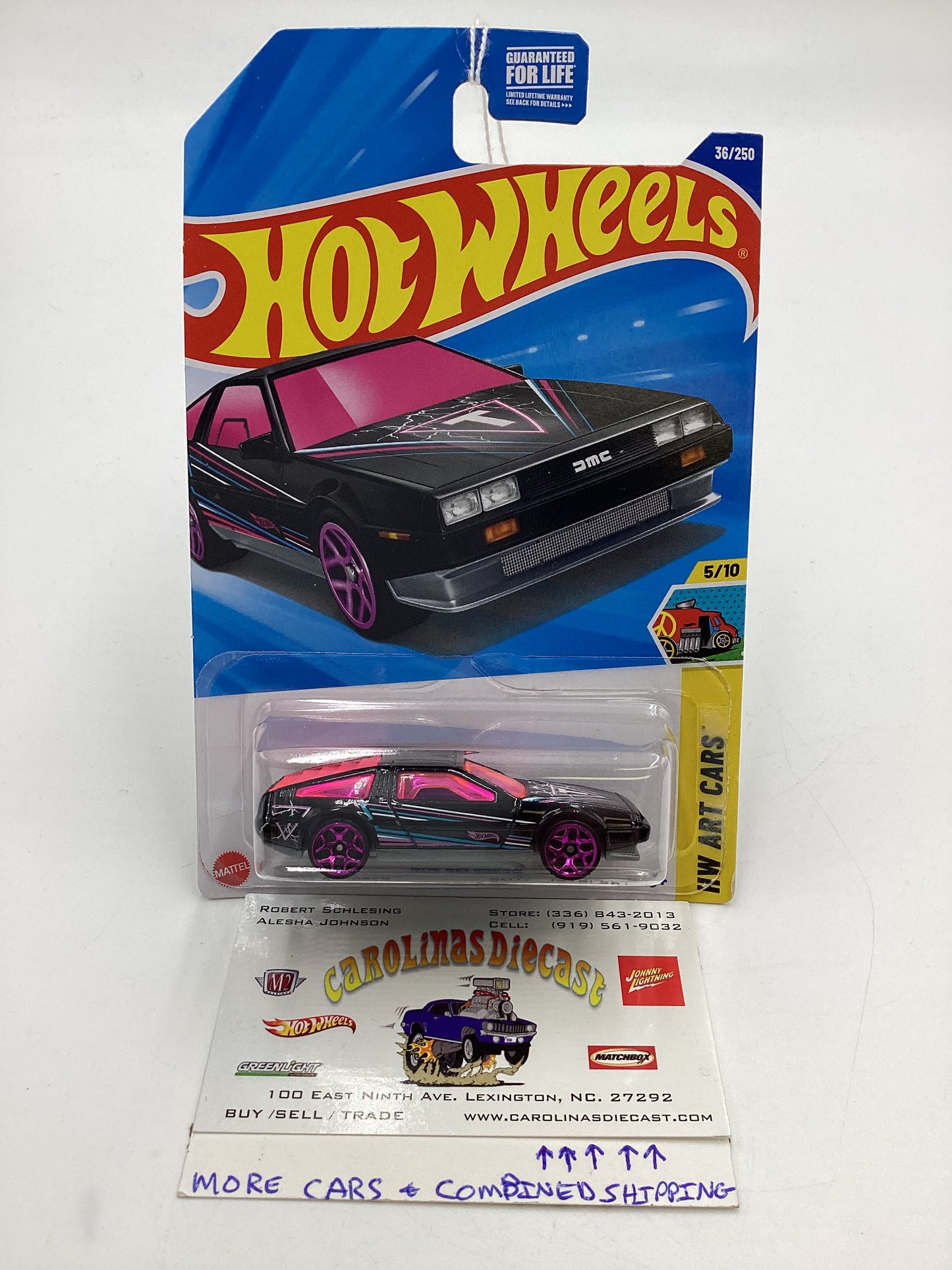 2025 Hot Wheels B case #36 Delorean