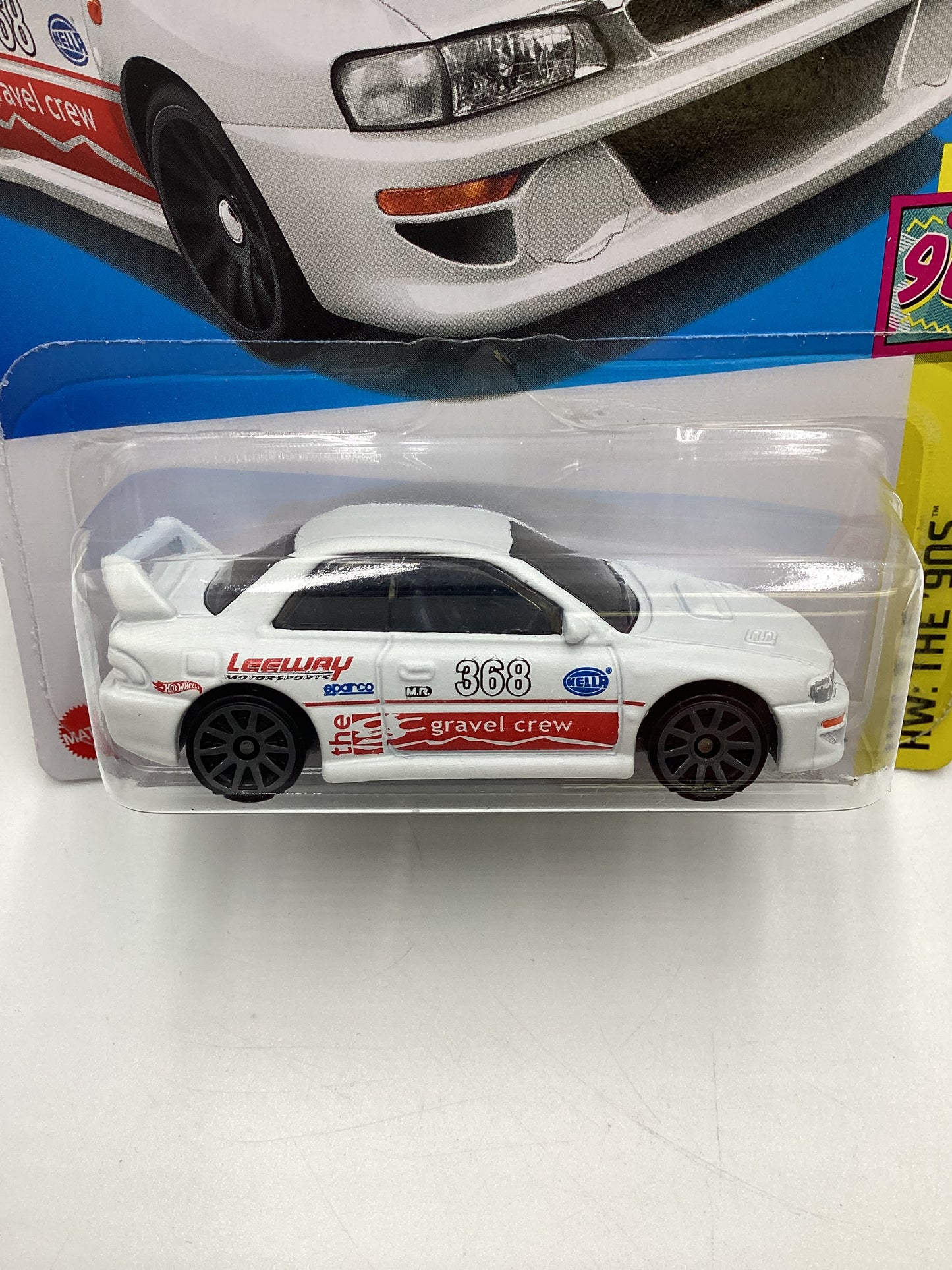 2024 Hot Wheels #244 98 Subaru Impreza 22B- STI Version White 89A