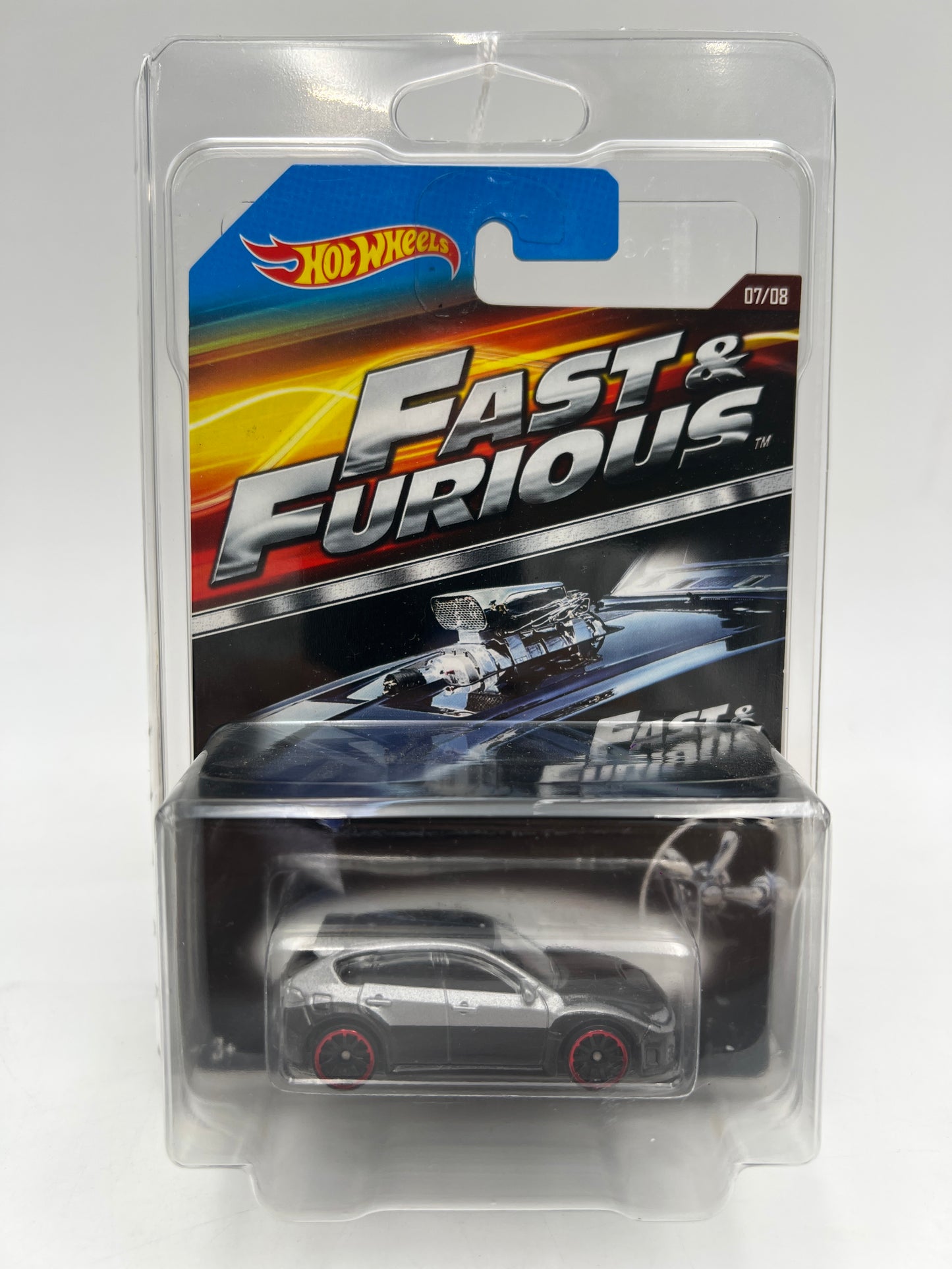 Hot Wheels Fast And Furious #7 Subaru WRX STI Black/Silver W/Protector