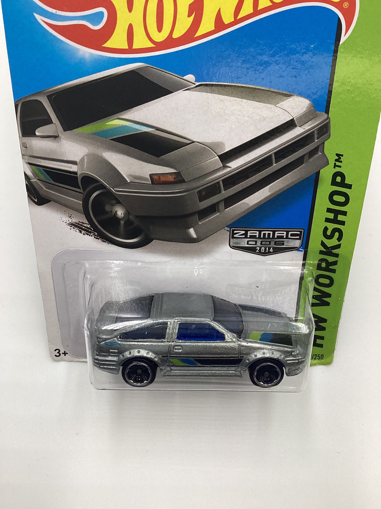 2014 Hot Wheels Zamac 006 #222 Toyota AE86 Corolla 148C