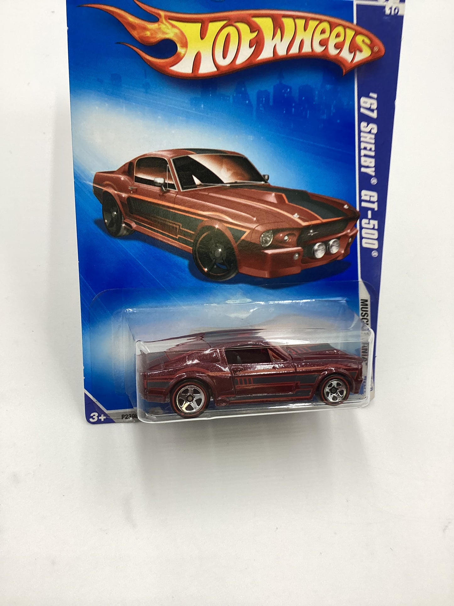 2009 Hot Wheels #078 67 Shelby GT-500 Red Walmart Exclusive 239B