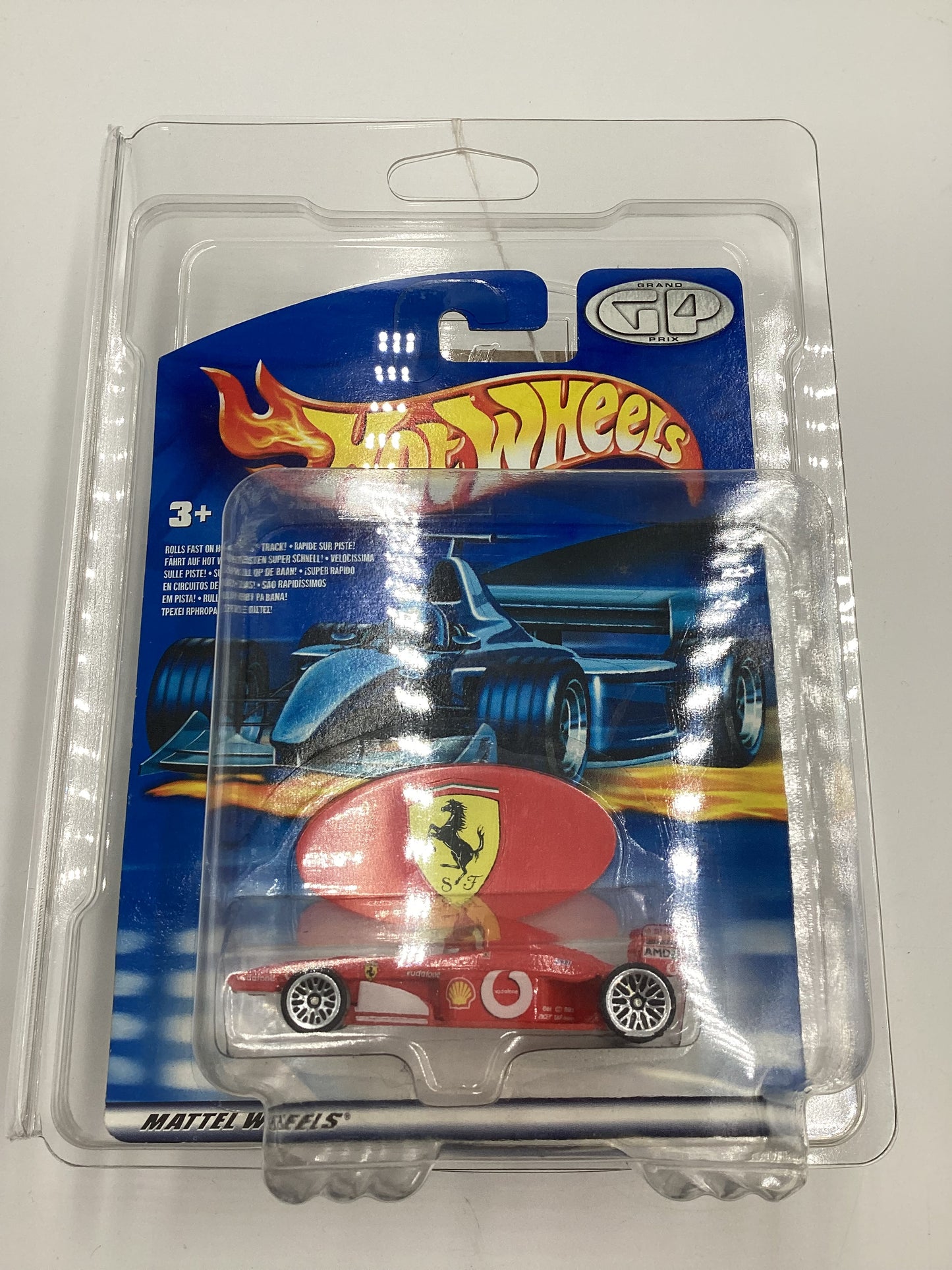 hot Wheels Ferrari Grand Prix B8769 Ferrari Formula 1 with driver red & protector