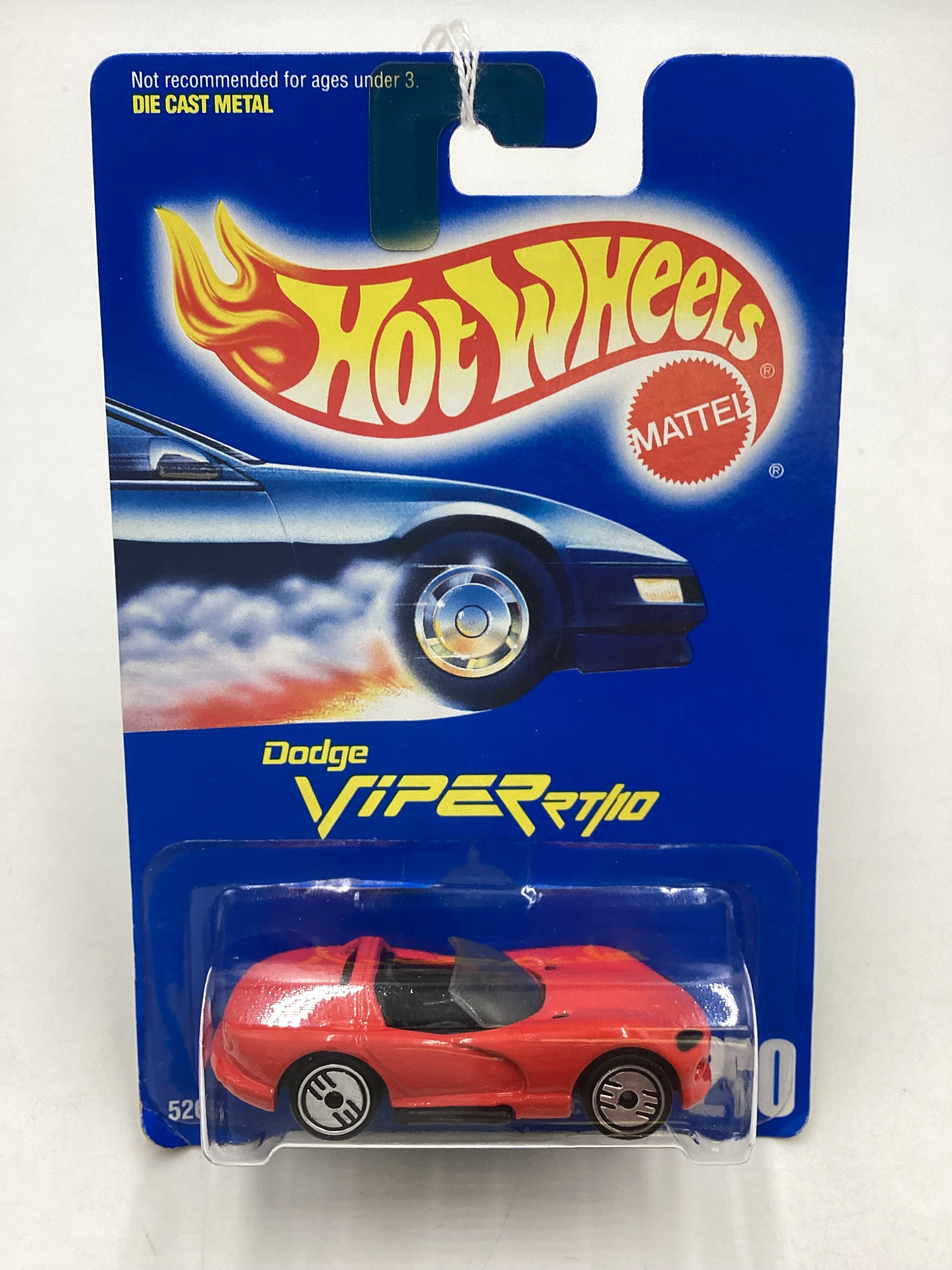 Hot Wheels Blue Card Collector No. 210 Dodge Viper R/T 10 Red UH