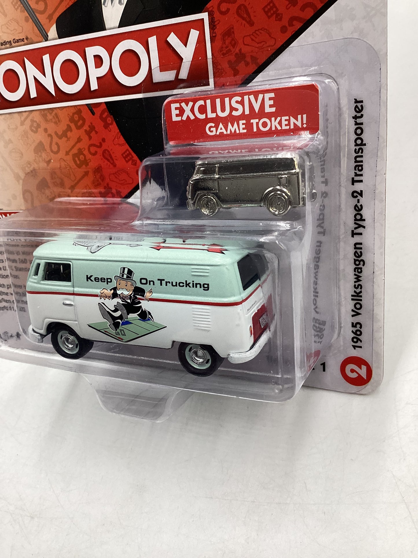 Johnny Lightning Monopoly 1965 Volkswagen Type-2 Transporter 185C