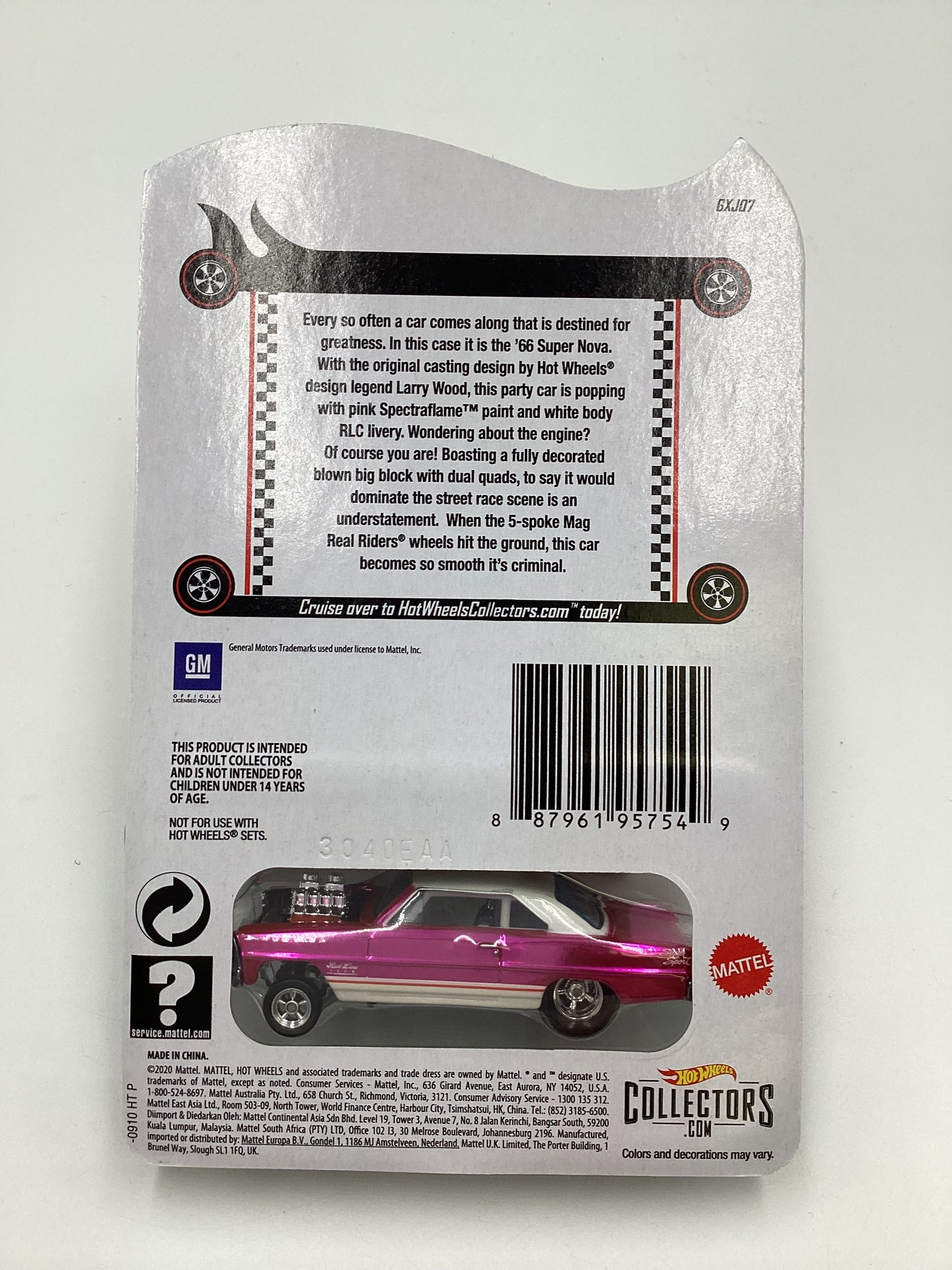 2021 Hot Wheels RLC Club Exclusive 66 Super Nova Pink