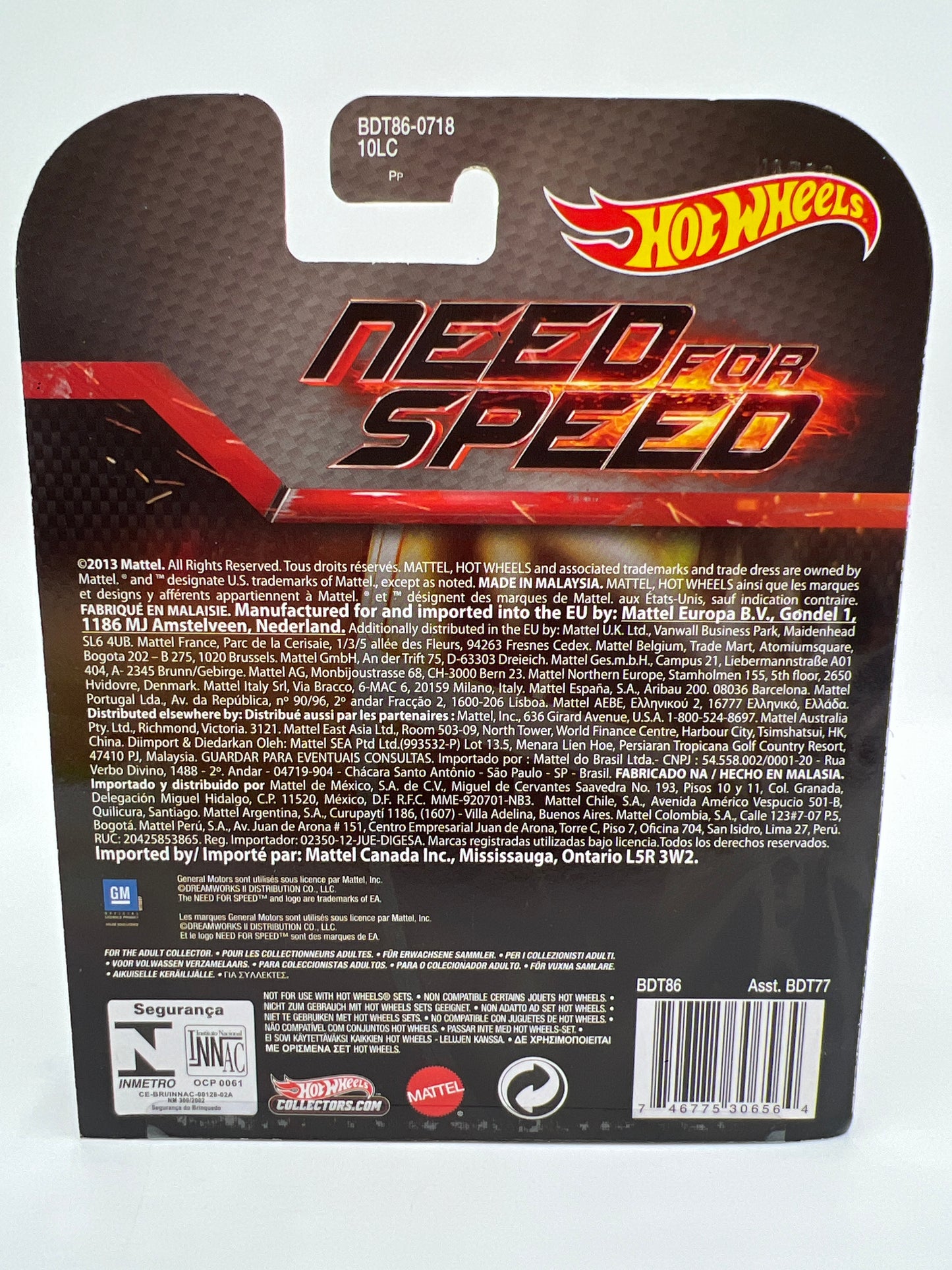 Hot Wheels Premium Retro Entertainment Need For Speed Koenigsegg Agera R Red W/Protector