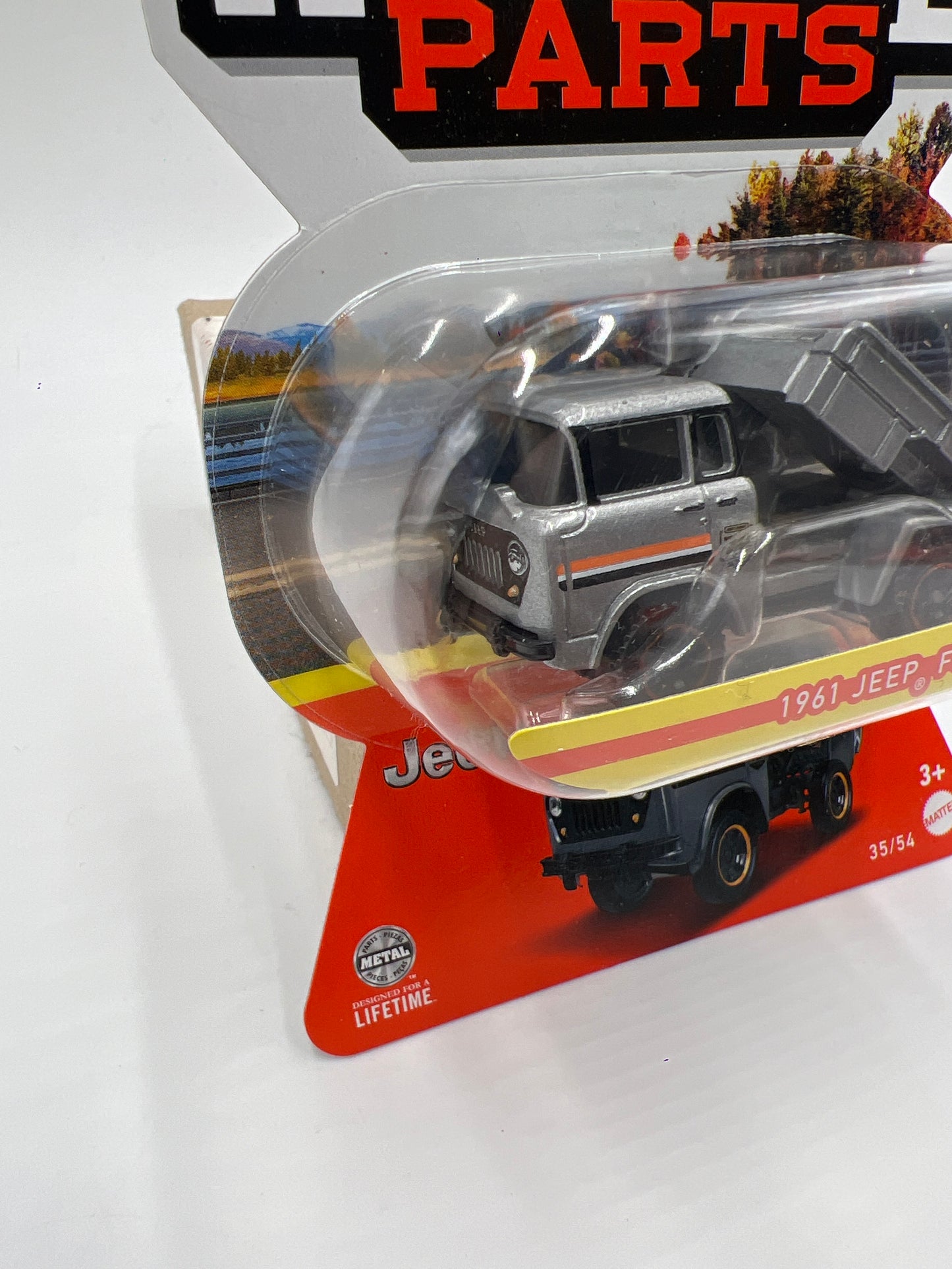 Matchbox Moving Parts #35 1961 Jeep FC Silver Special Edition 162A