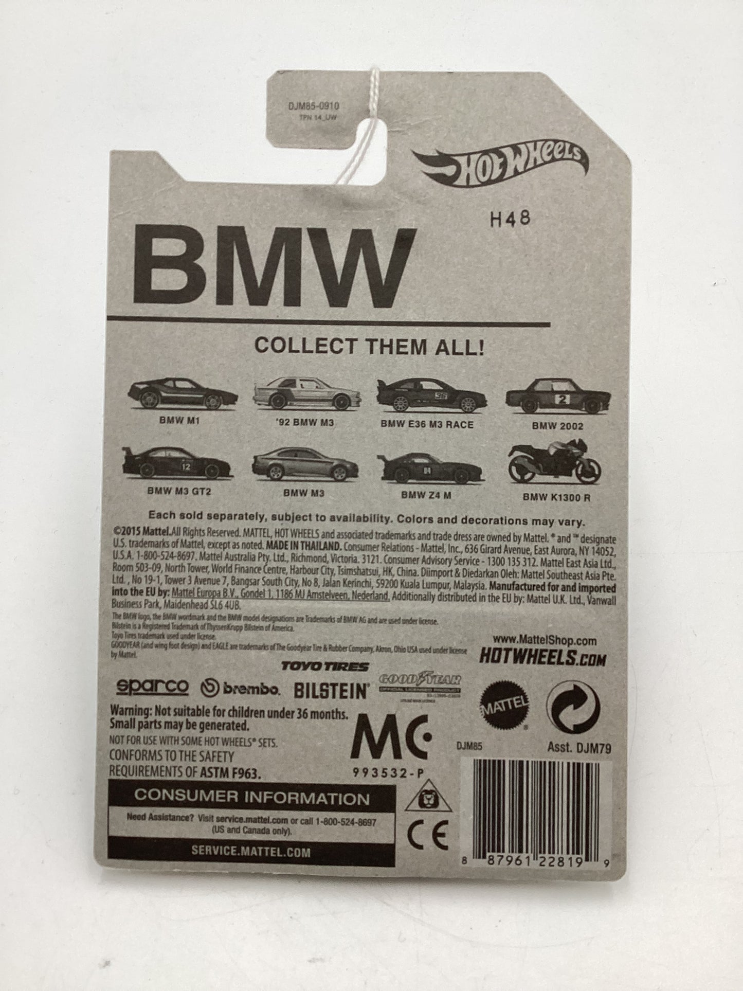 Hot Wheels BMW Series #8 BMW K1300 R Black Walmart Exclusive 152D