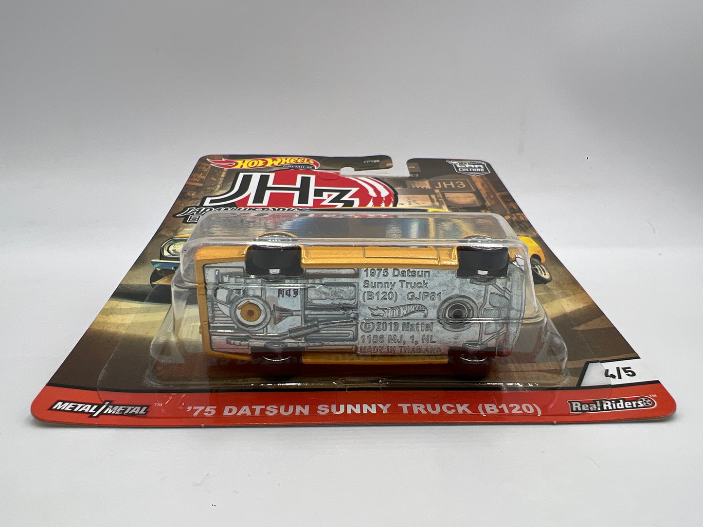 Hot Wheels Premium Japan Historics #4 75 Datsun Sunny Truck B120 Yellow 245B